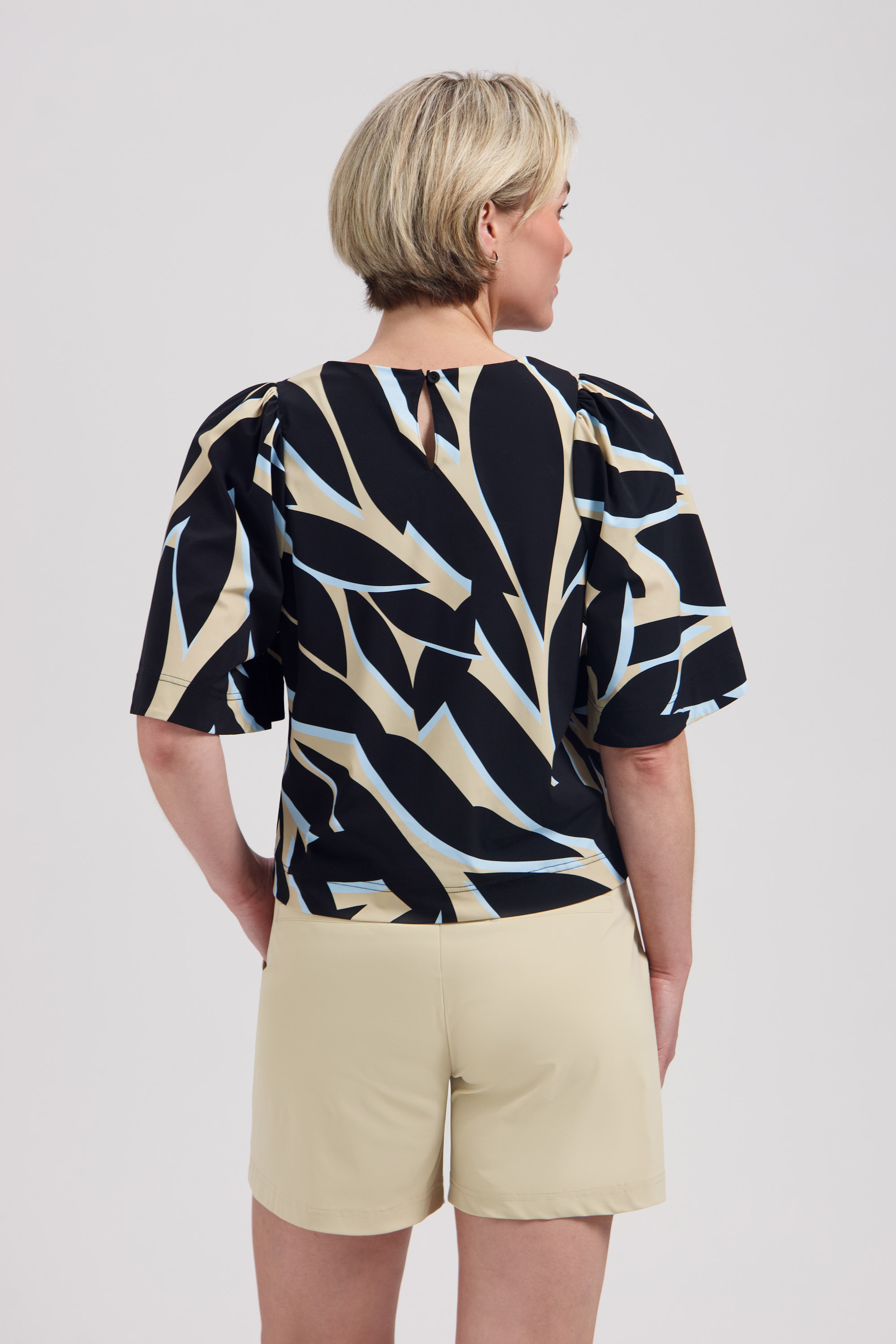 LADY DAY Dames Travelstof Top Jason Leya Print - Afbeelding 2