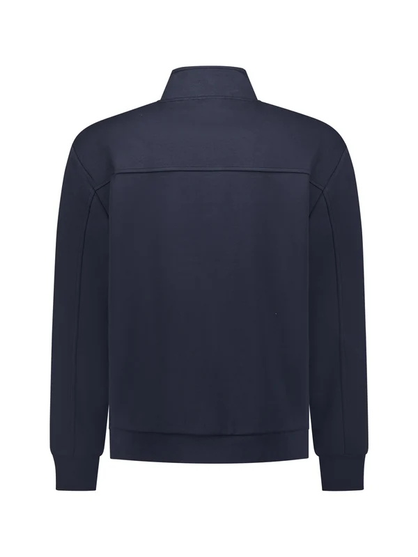 NO EXCESS Half Zip Sweater Dark Night  - Afbeelding 3