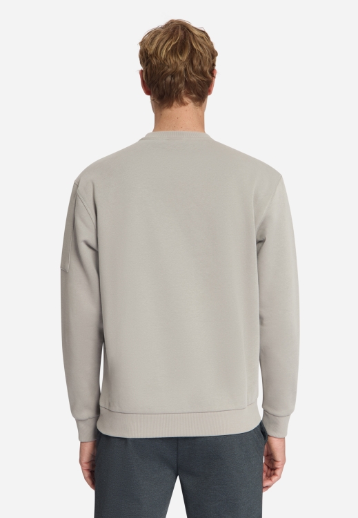 NO EXCESS Heren Trui  Crewneck Brushed Inside Clay  - Afbeelding 2