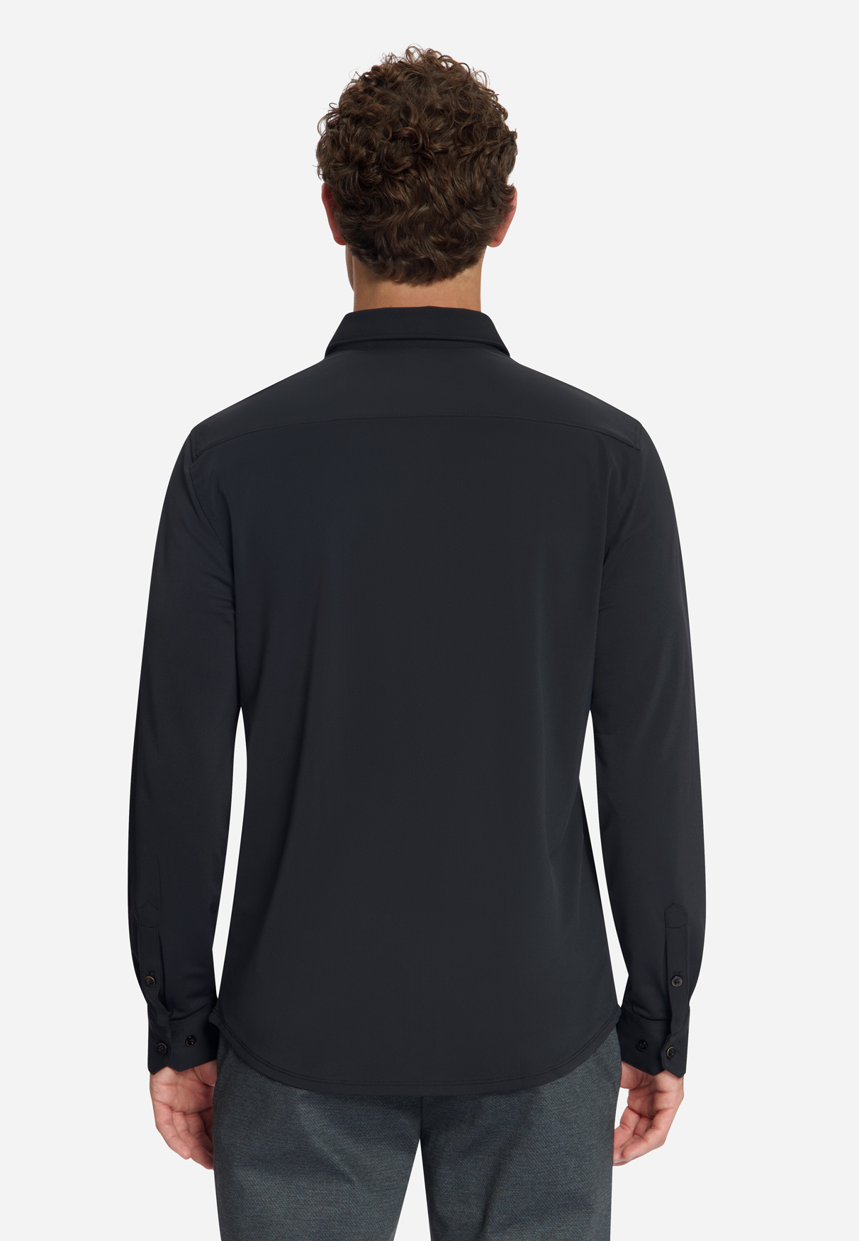 NO EXCESS  Heren Overhemd Shirt Travel Jersey Sedoc Black  - Afbeelding 2