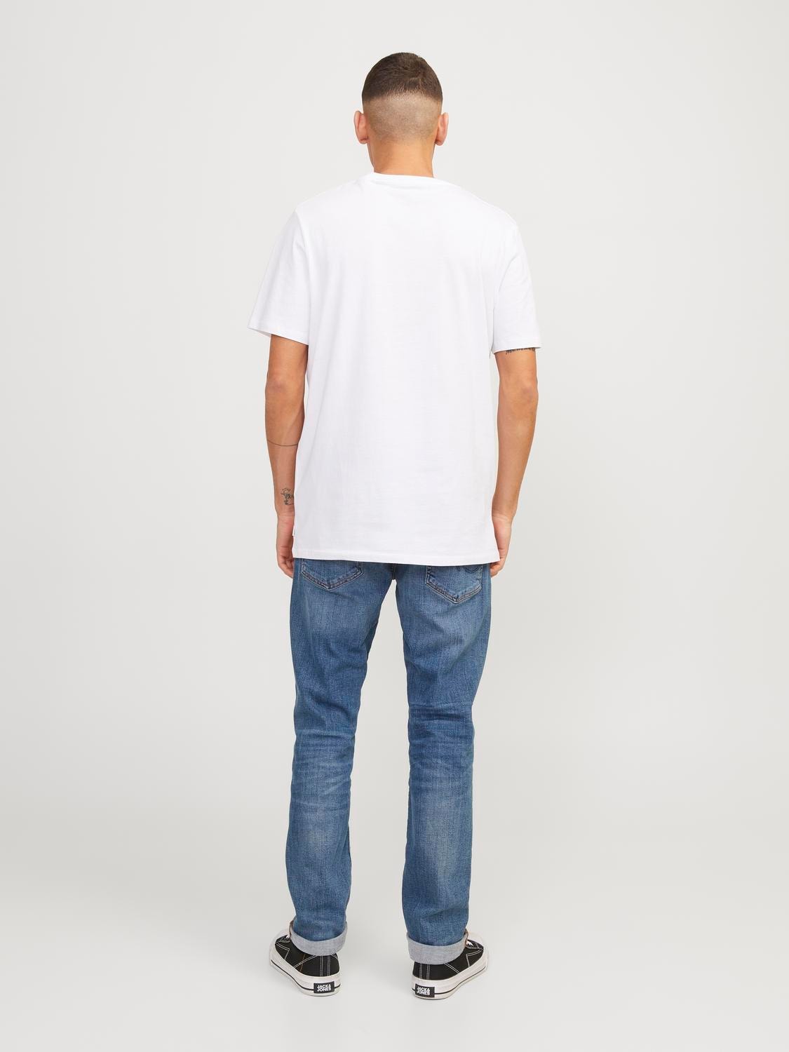 JACK&JONES Spijkerbroek Tim Slim Straight Blue Denim - Afbeelding 3