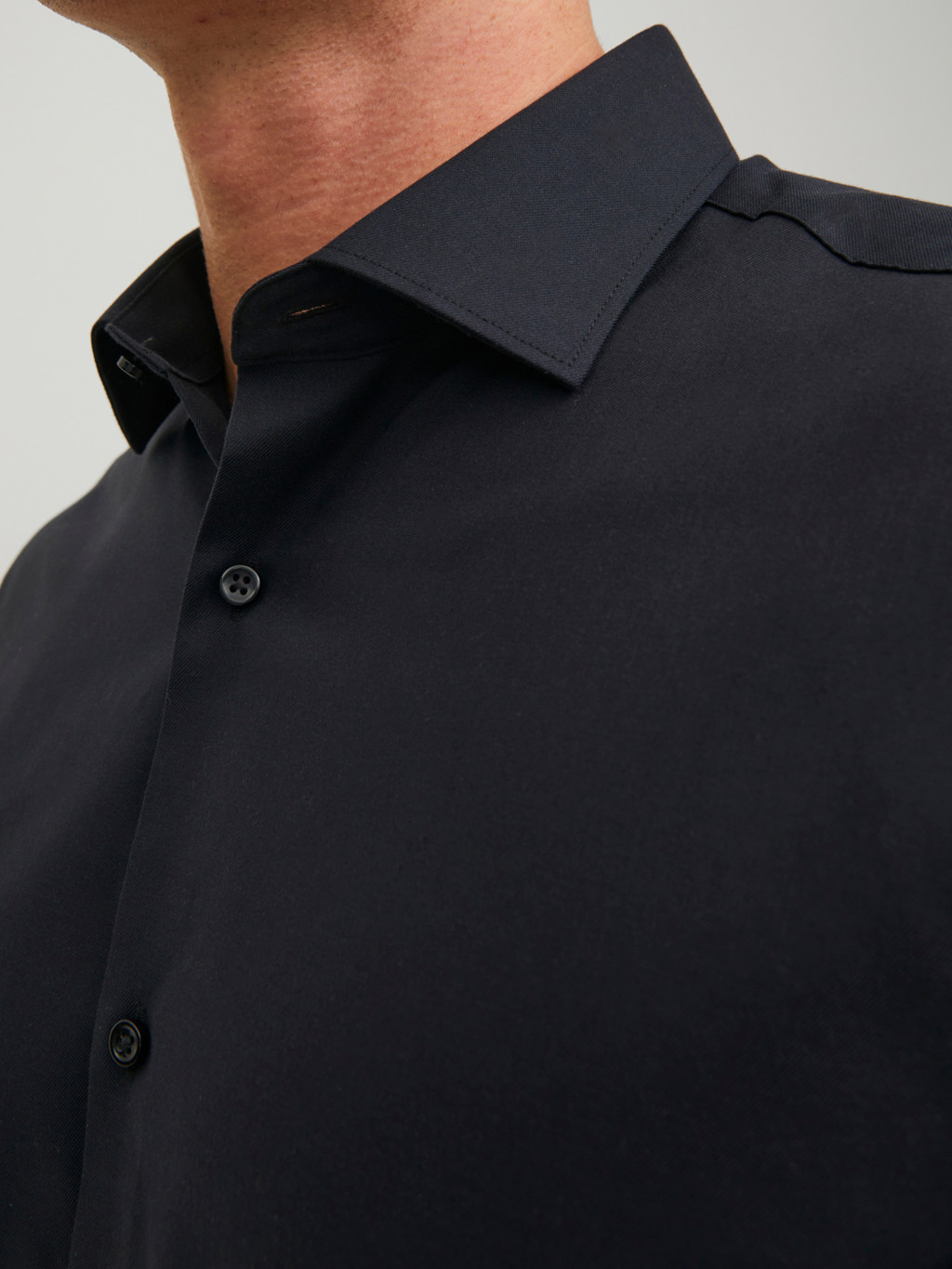 JACK&JONES Heren Overhemd Parker Slim Fit Black  - Afbeelding 5