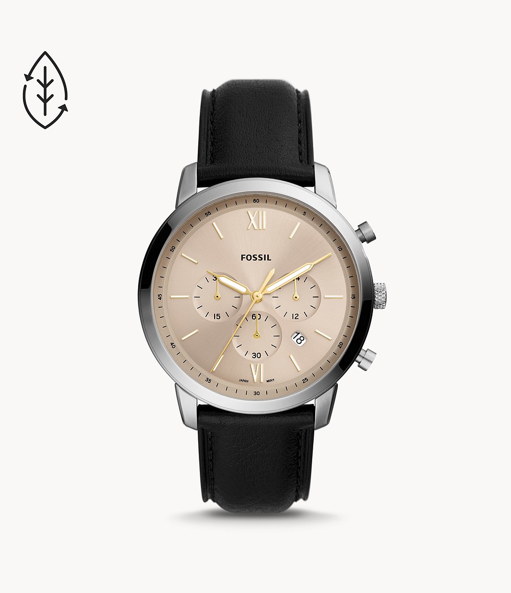 Fossil Herenhorloge Neutra Chronograaf Zwart FS5885
