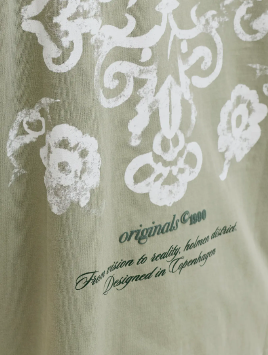 JACK & JONES Heren T-Shirt Montauk Met Rugprint Groen  - Afbeelding 5