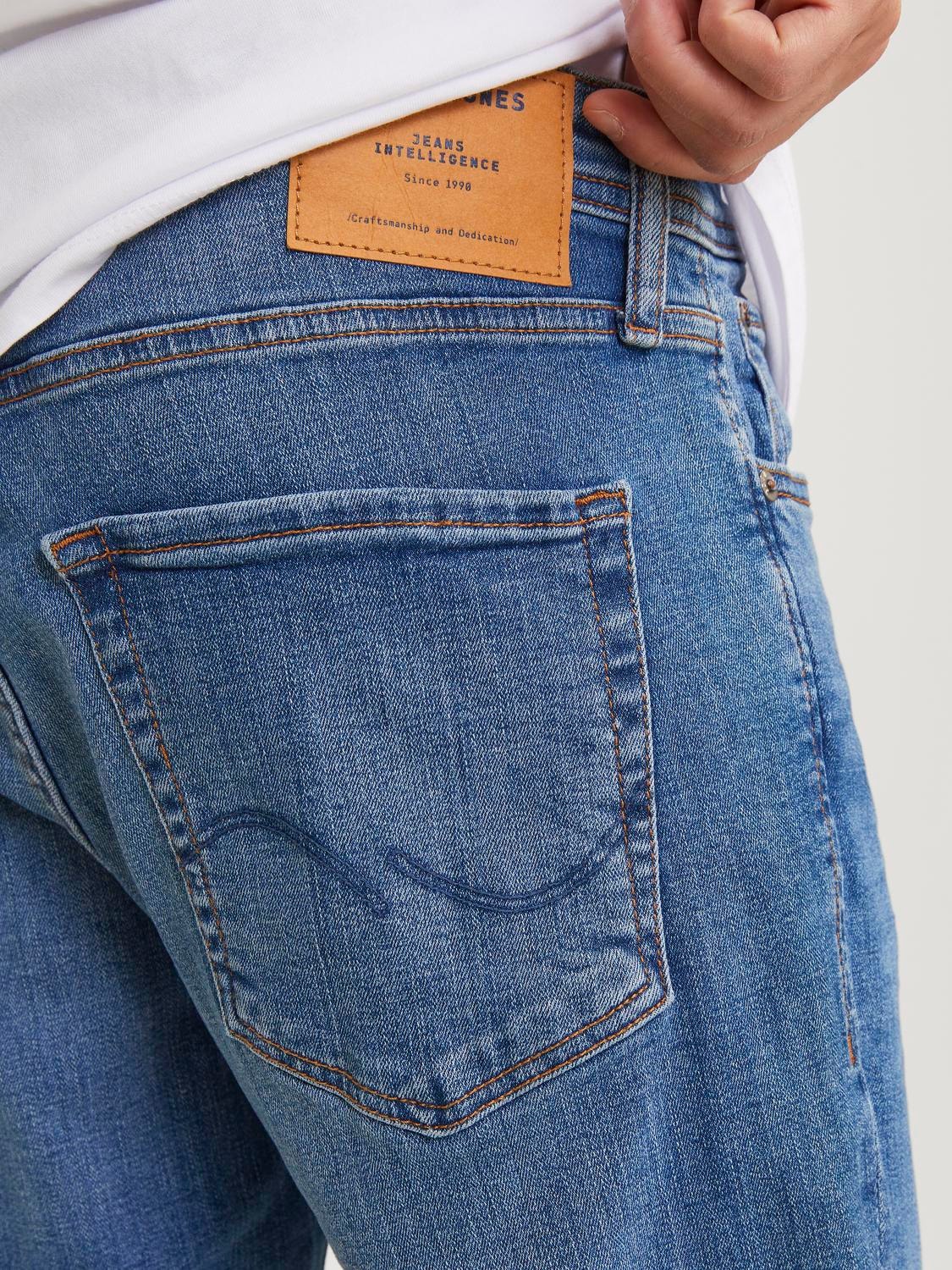 JACK&JONES Spijkerbroek Tim Slim Straight Blue Denim - Afbeelding 4