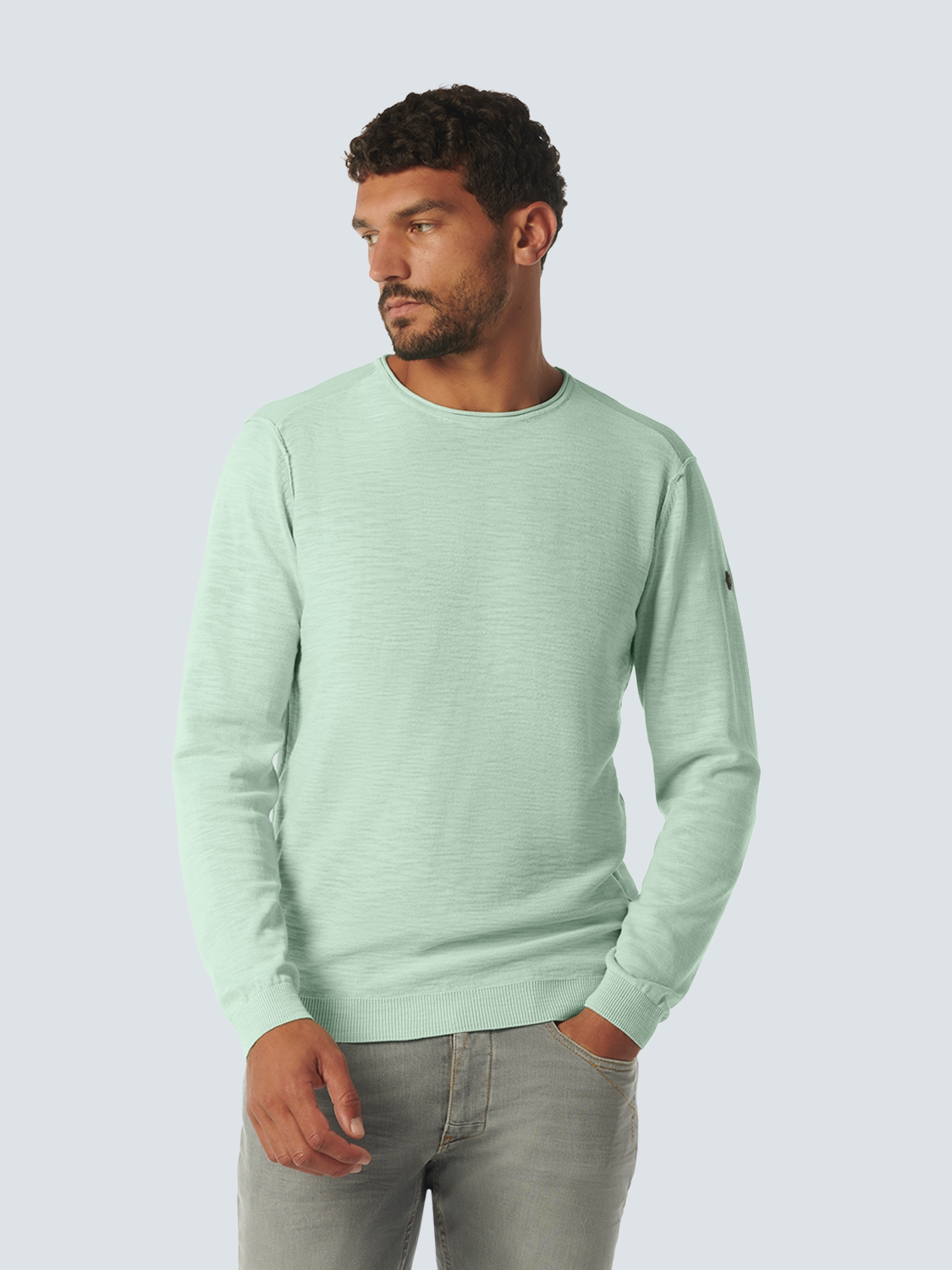 NO EXCESS Gebreide Trui Mint Groen  - Afbeelding 2