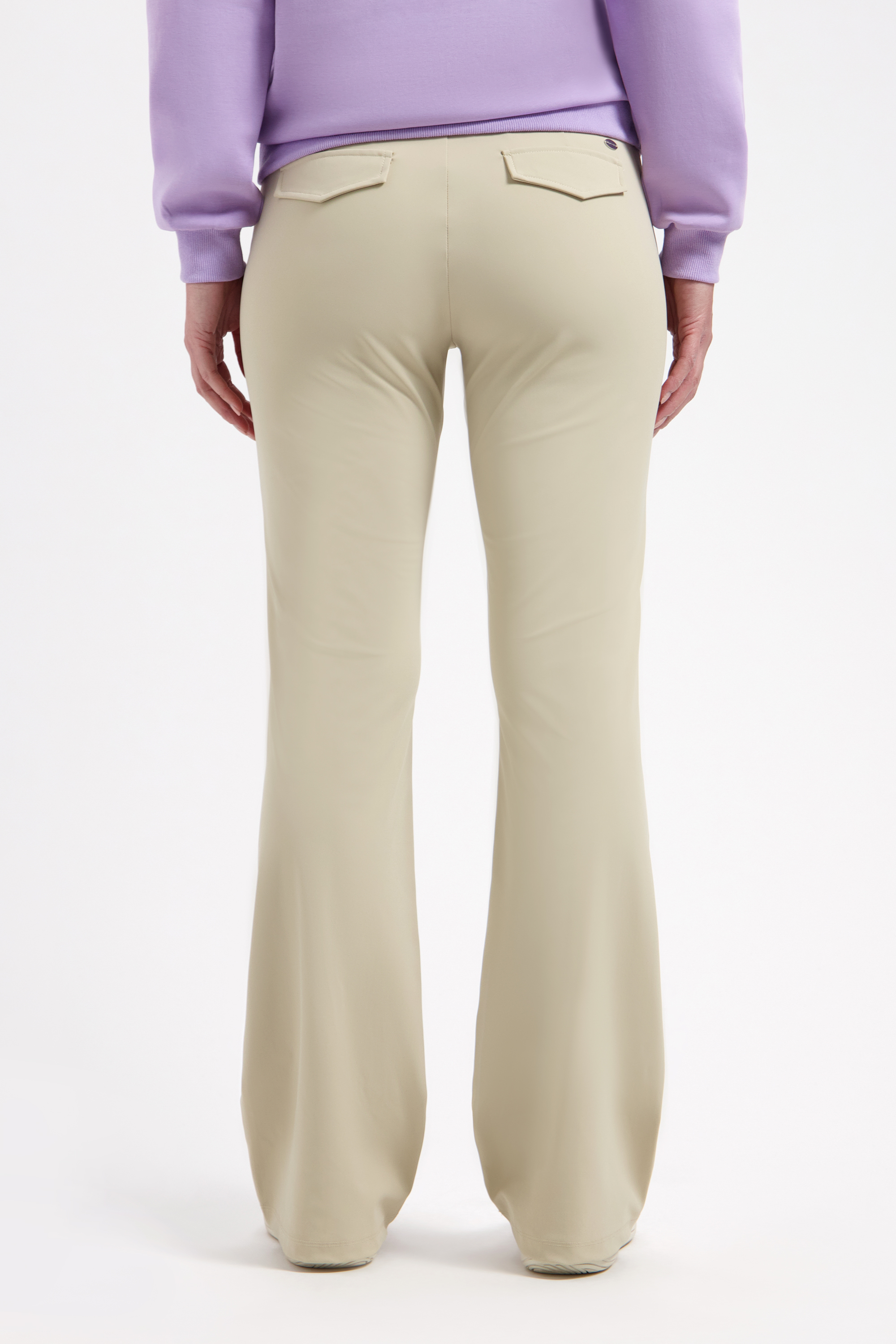 LADY DAY Dames Travel Broek Poppy Zandkleur - Afbeelding 3