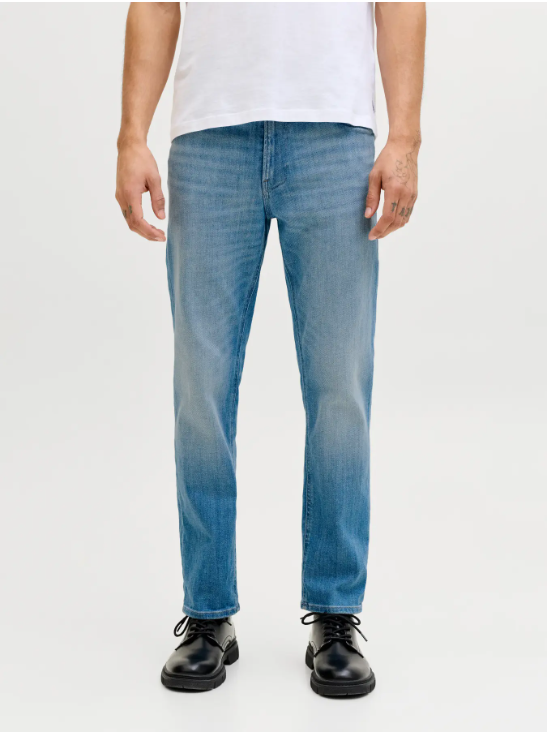 JACK & JONES Heren Jeans Clark Regular GE834 Blue Denim 