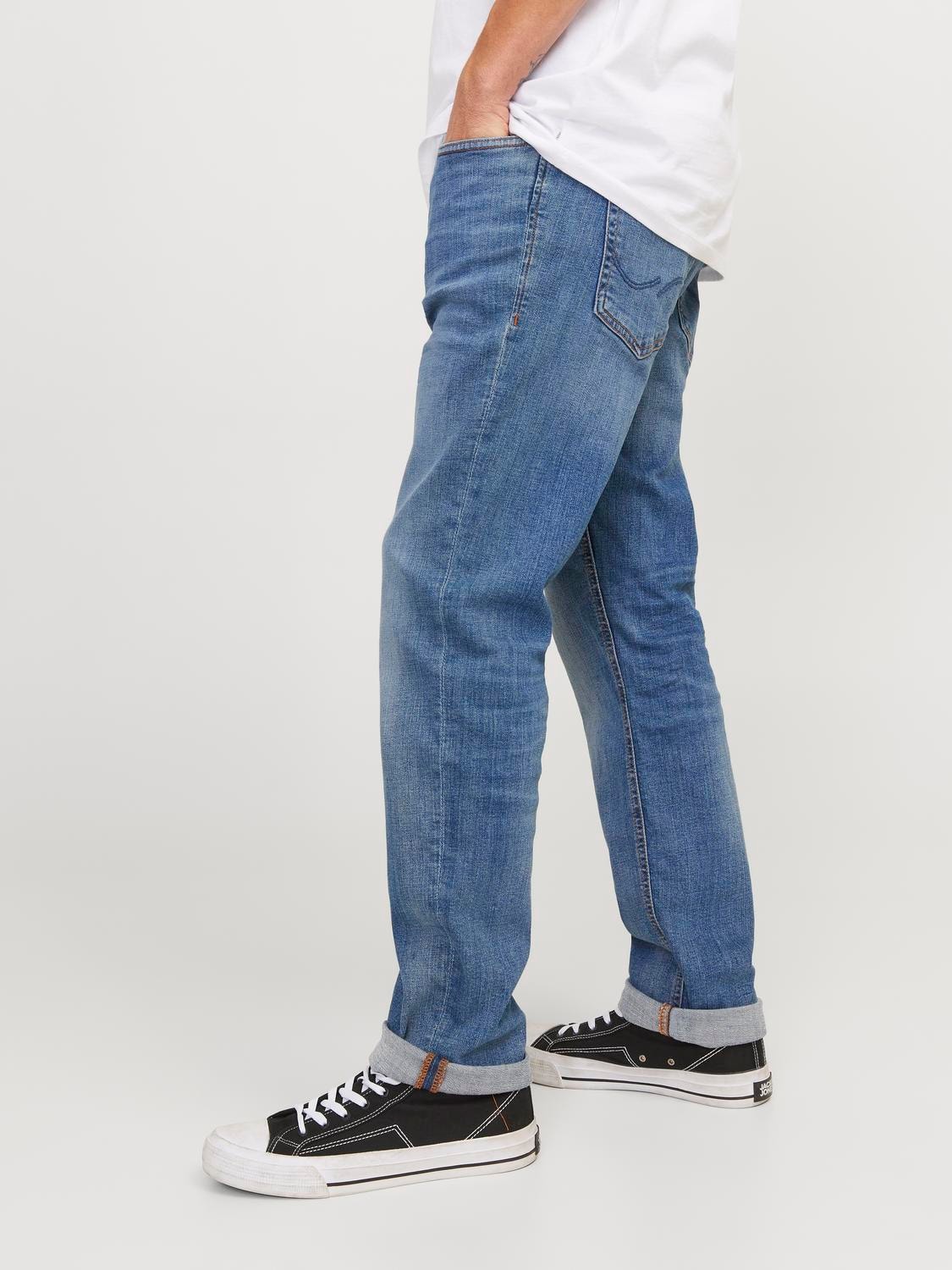 JACK&JONES Spijkerbroek Tim Slim Straight Blue Denim - Afbeelding 5