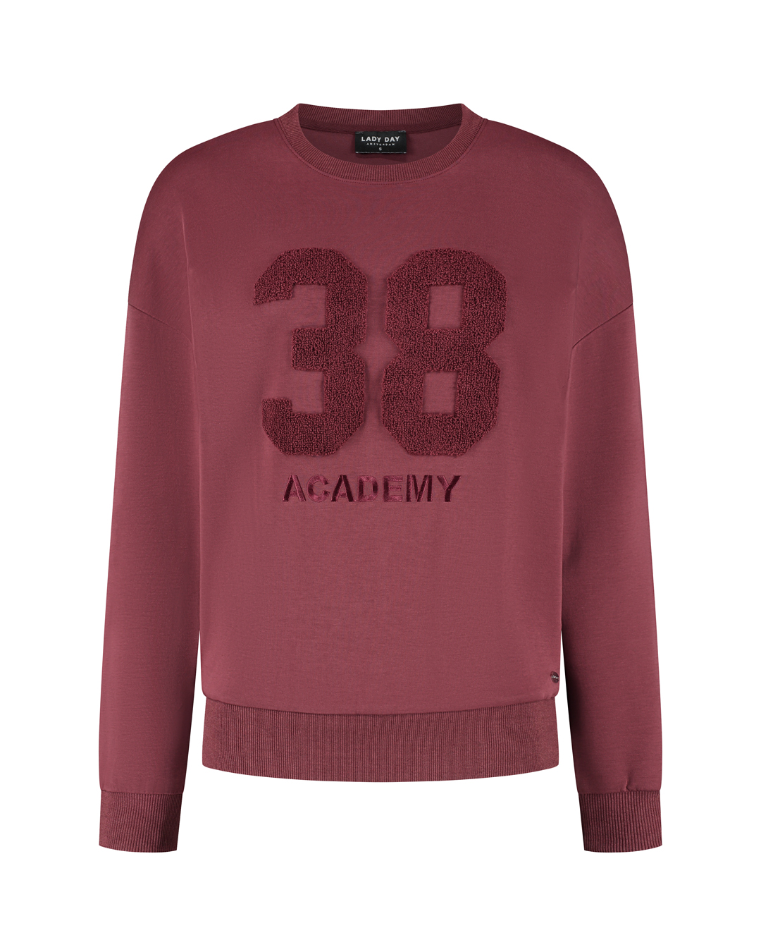LADY DAY Dames Sweater Academy Bordeaux Rood  - Afbeelding 3