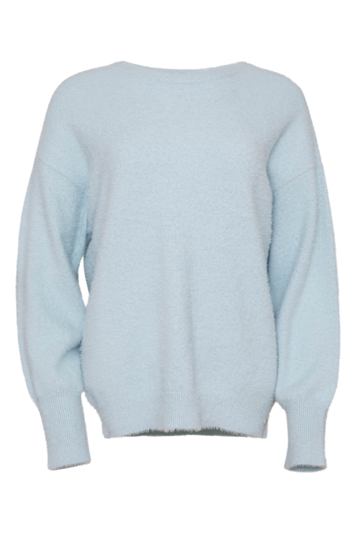 MAICAZZ Gebreide Fluffy Dames Trui Zinesse Ice Blue  - Afbeelding 4