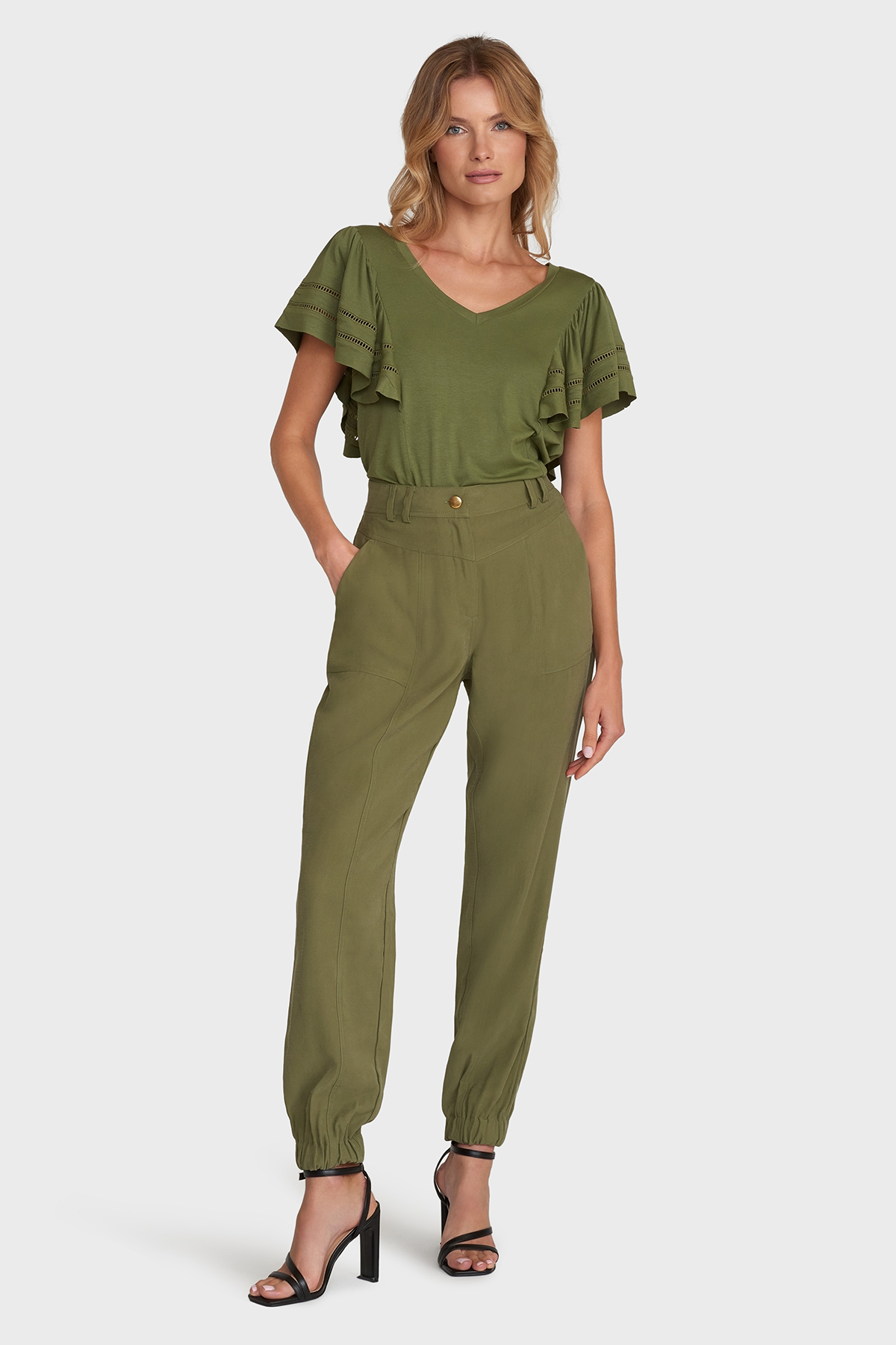 MAICAZZ Top Jalisa Pale Green  - Afbeelding 2