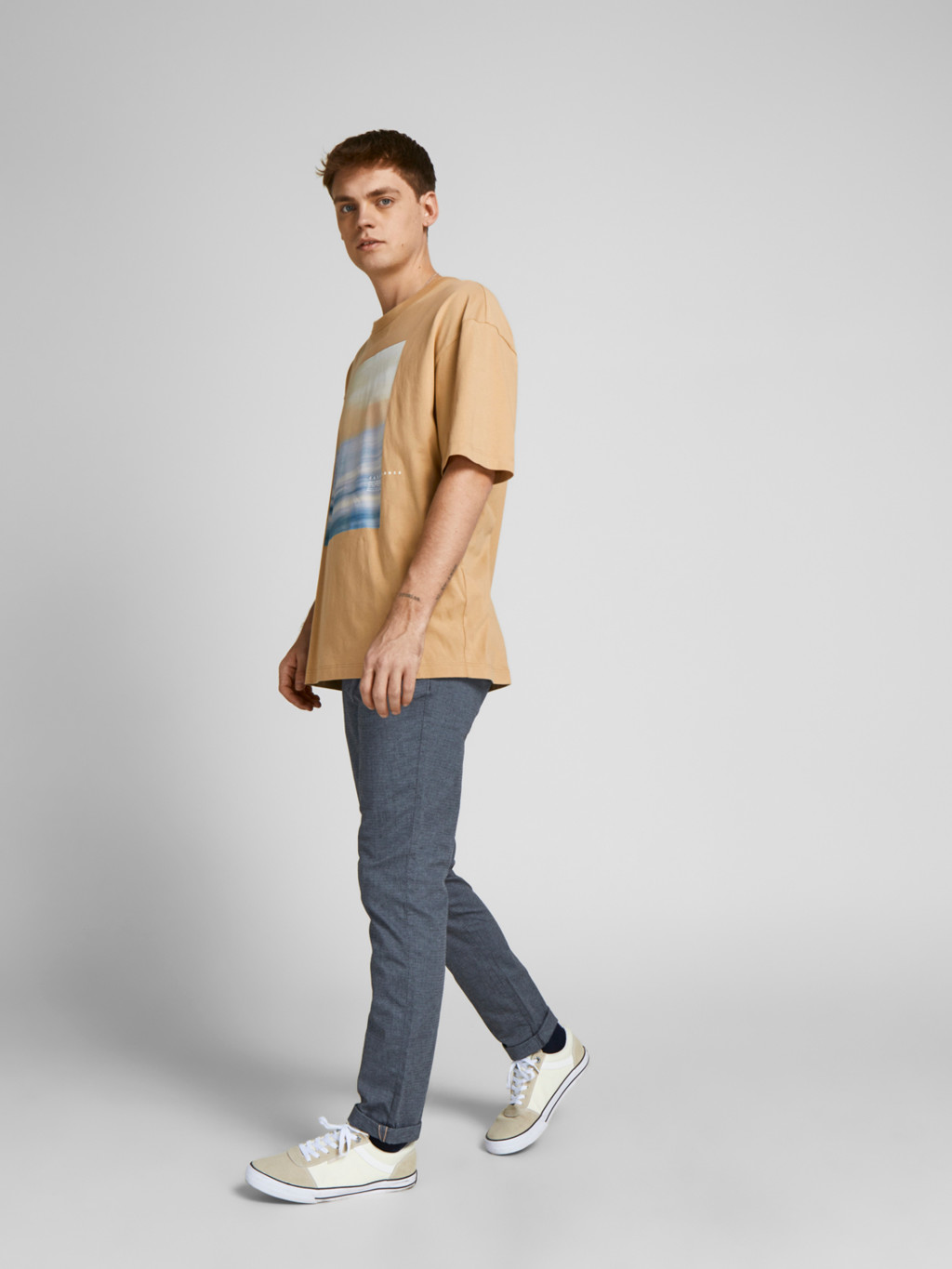Jack&Jones Chino Marco Fury Jeansblauw  - Afbeelding 7