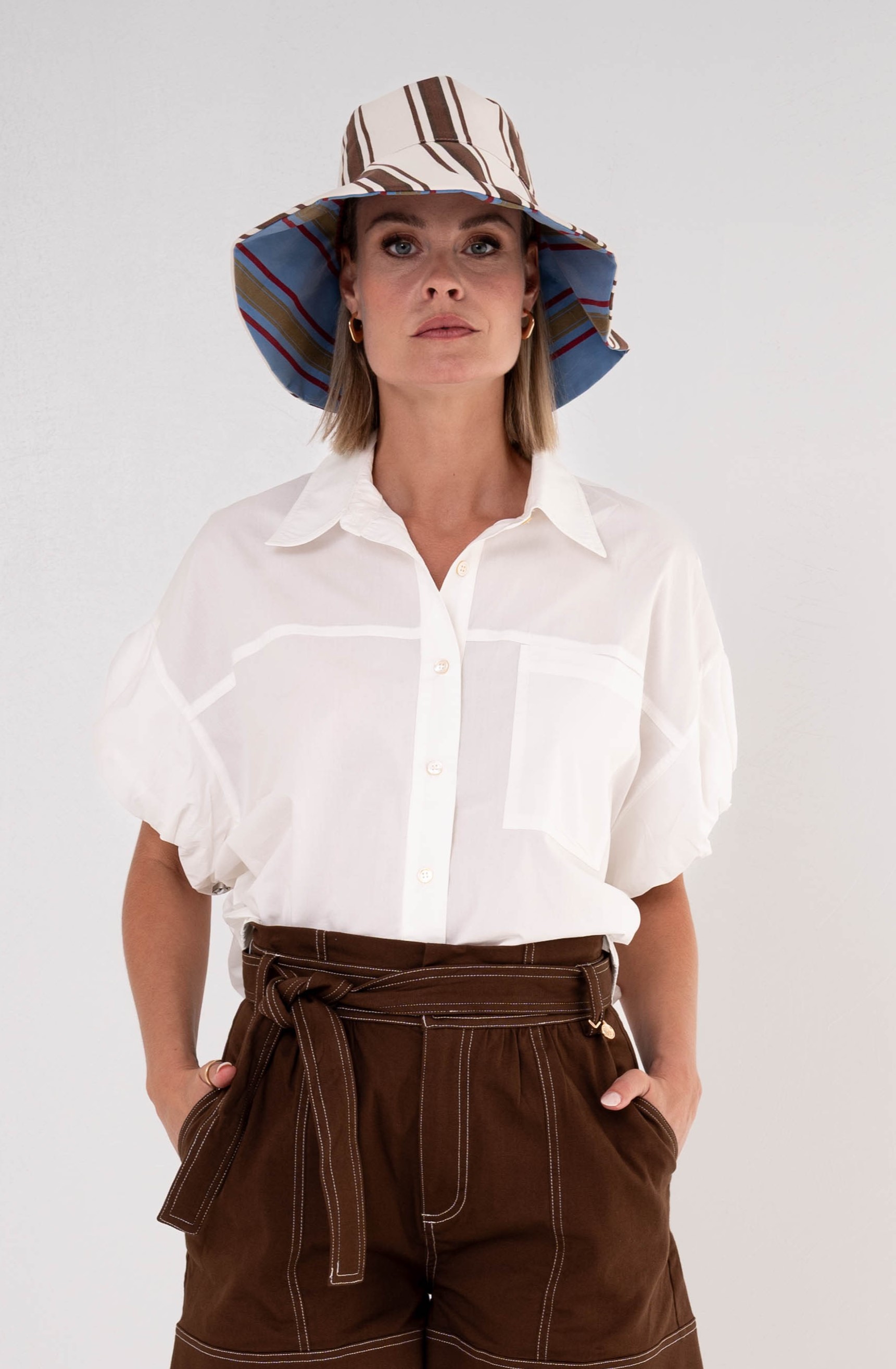 MAICAZZ Dames Blouse Sindy Offwhite 