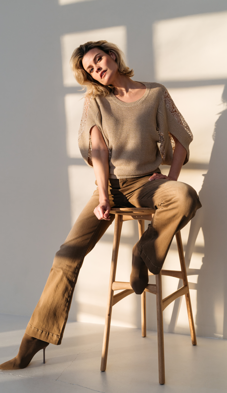 DNM PURE BY ZIZO Broek Brando Dark Brown  - Afbeelding 4