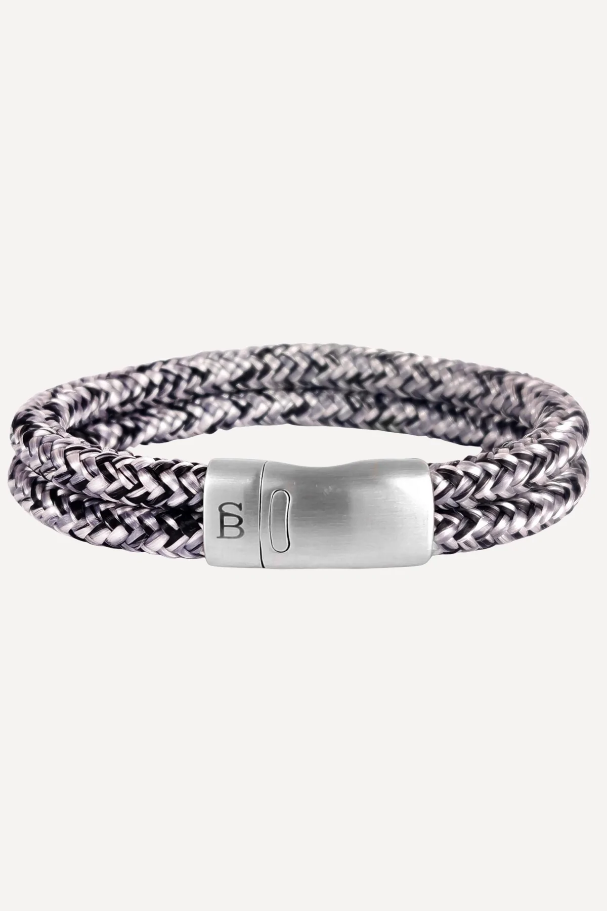 Steel&Barnett Herenarmband Lake Black Denim