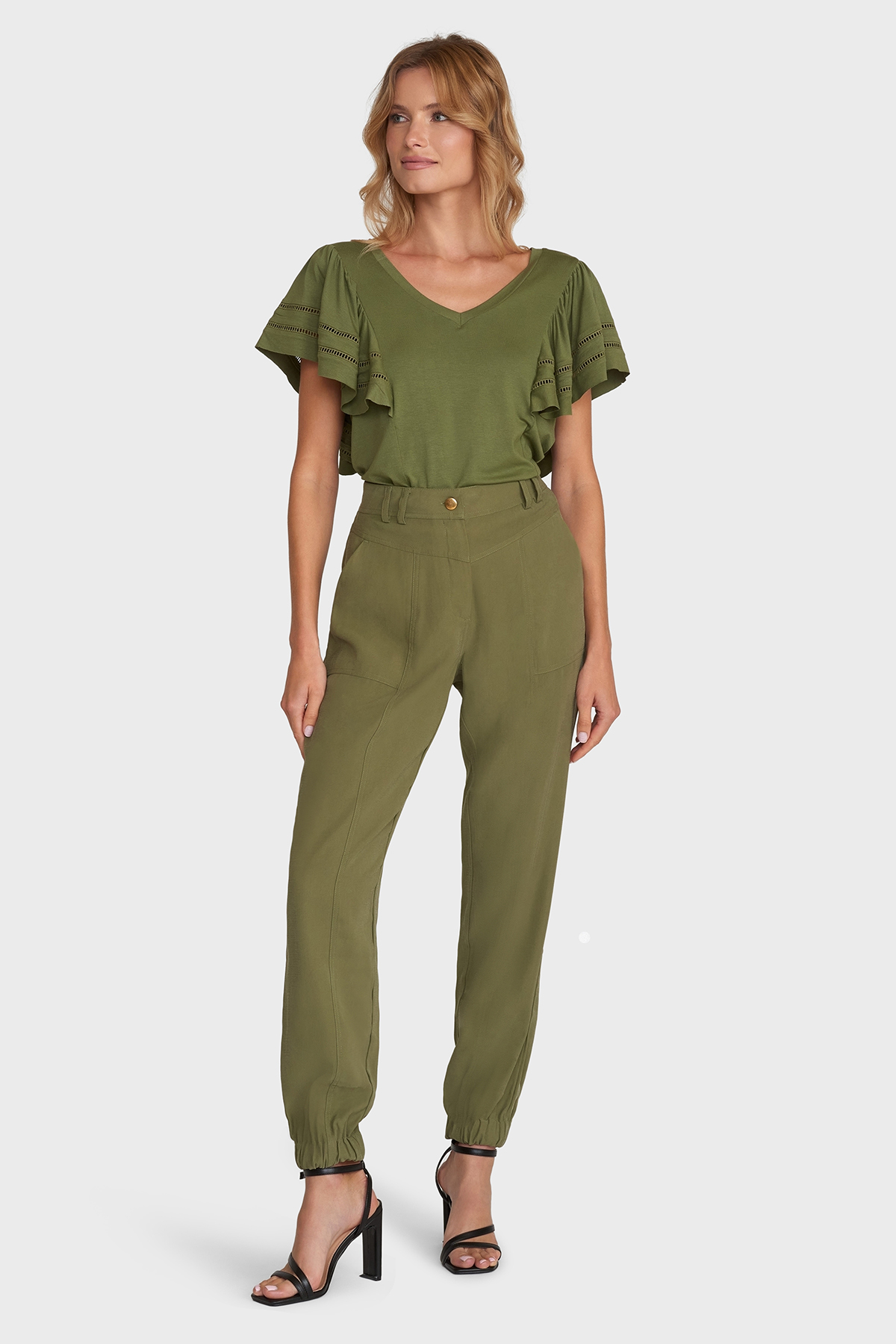 MAICAZZ Top Jalisa Pale Green  - Afbeelding 3