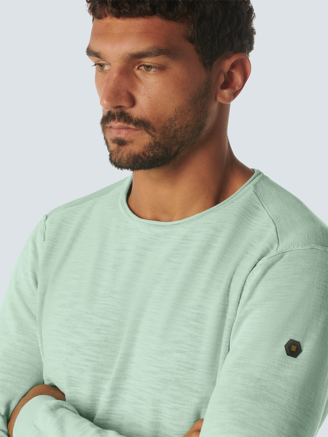 NO EXCESS Gebreide Trui Mint Groen  - Afbeelding 3