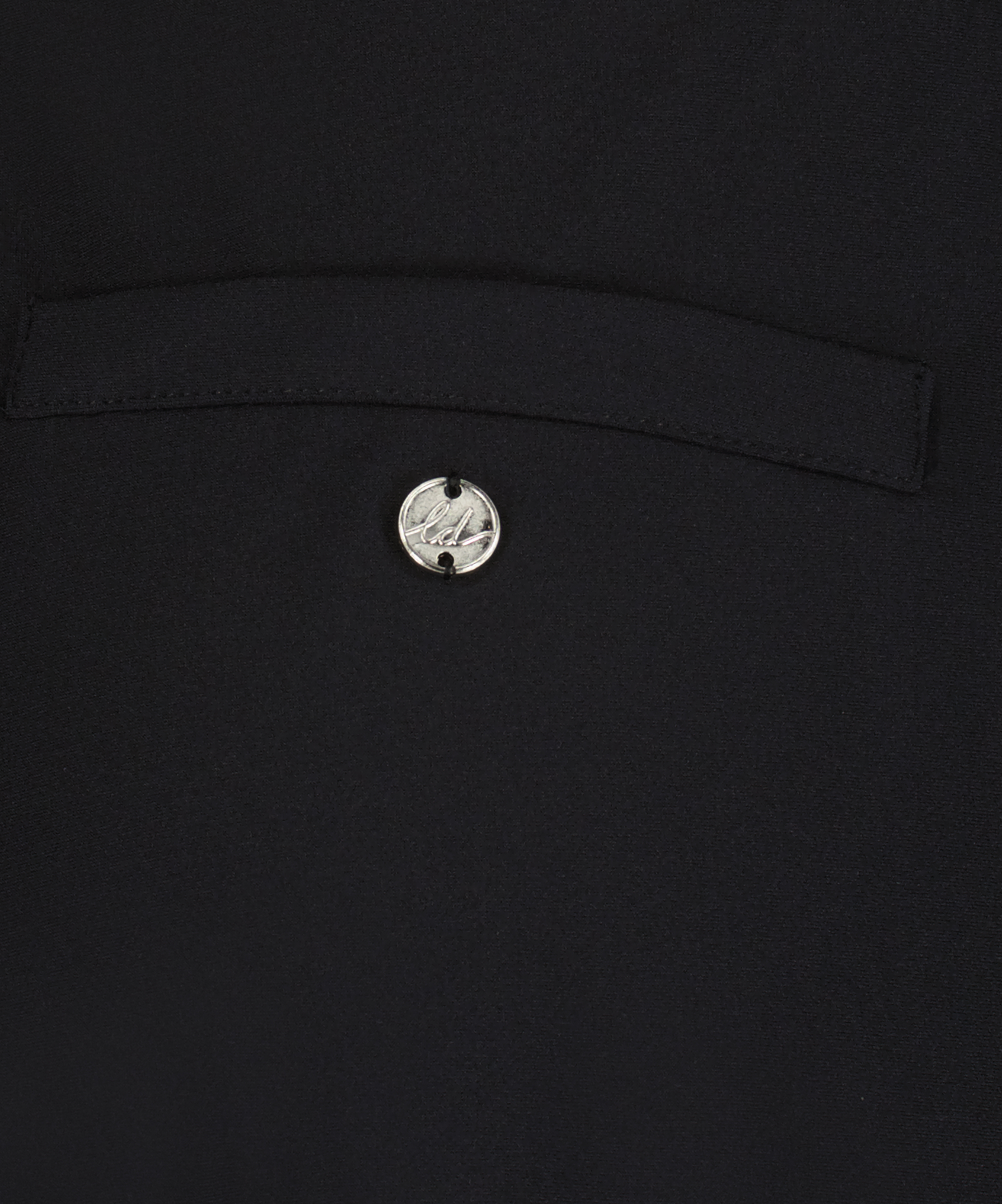LADY DAY Dames Korte Broek Shorty Zwart - Afbeelding 3
