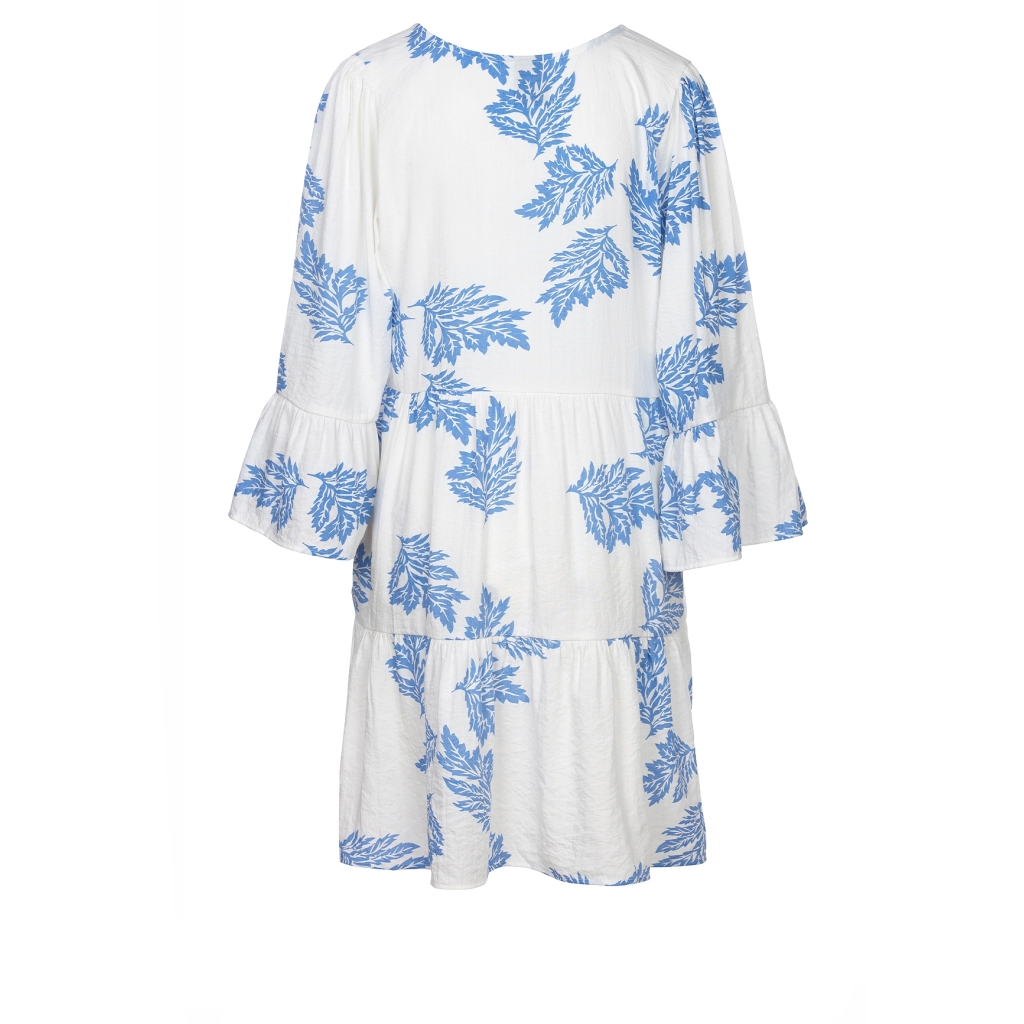 ONE TWO LUXZUZ Jurk Grecia Wit-Blauw - Afbeelding 2