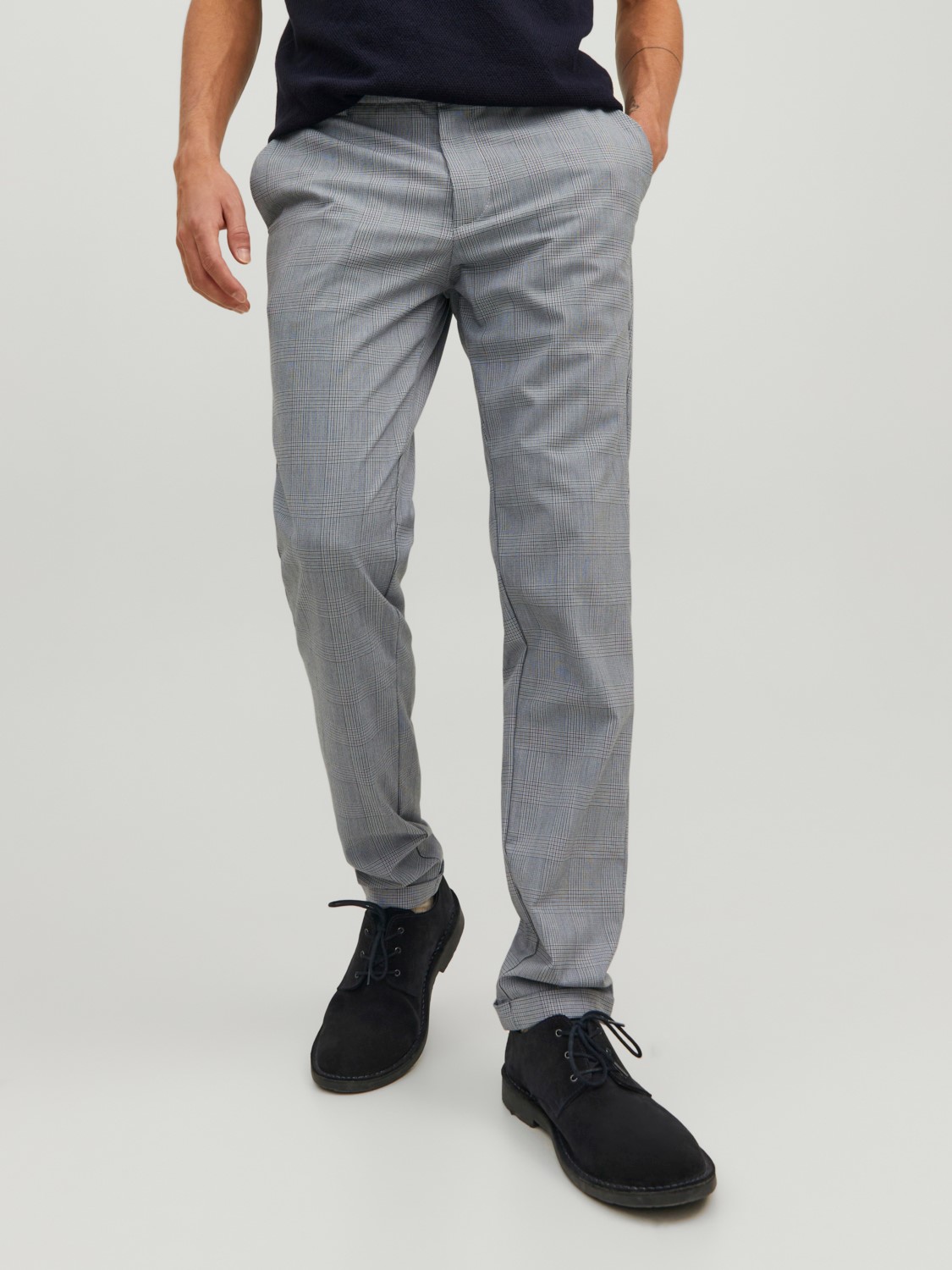 JACK&JONES Chino Marco Connor Grey Check  - Afbeelding 2