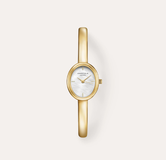 ROSEFIELD Dameshorloge Bangle Goud Maat S 