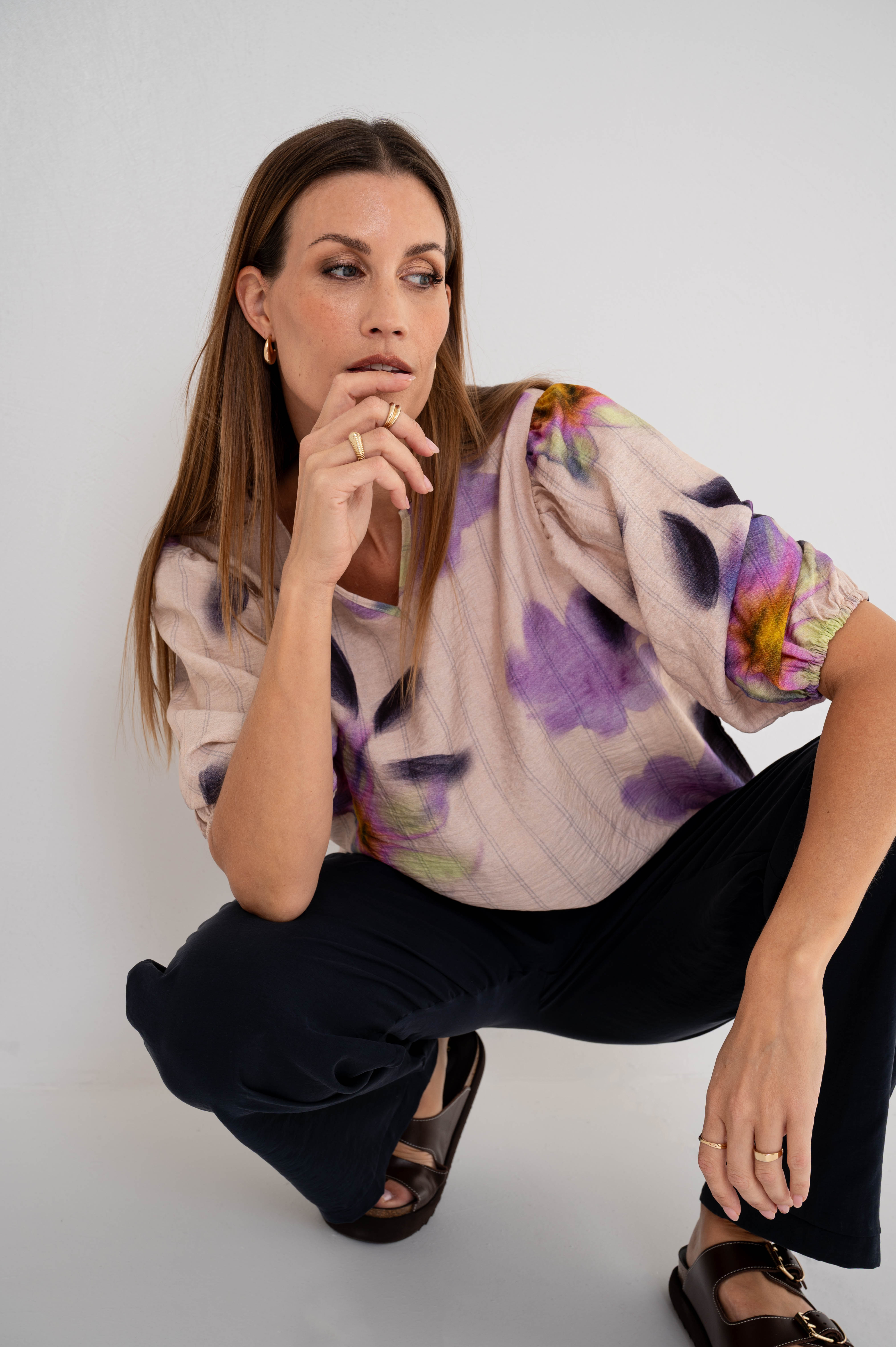 MAICAZZ Dames Top Touran Water Flower 