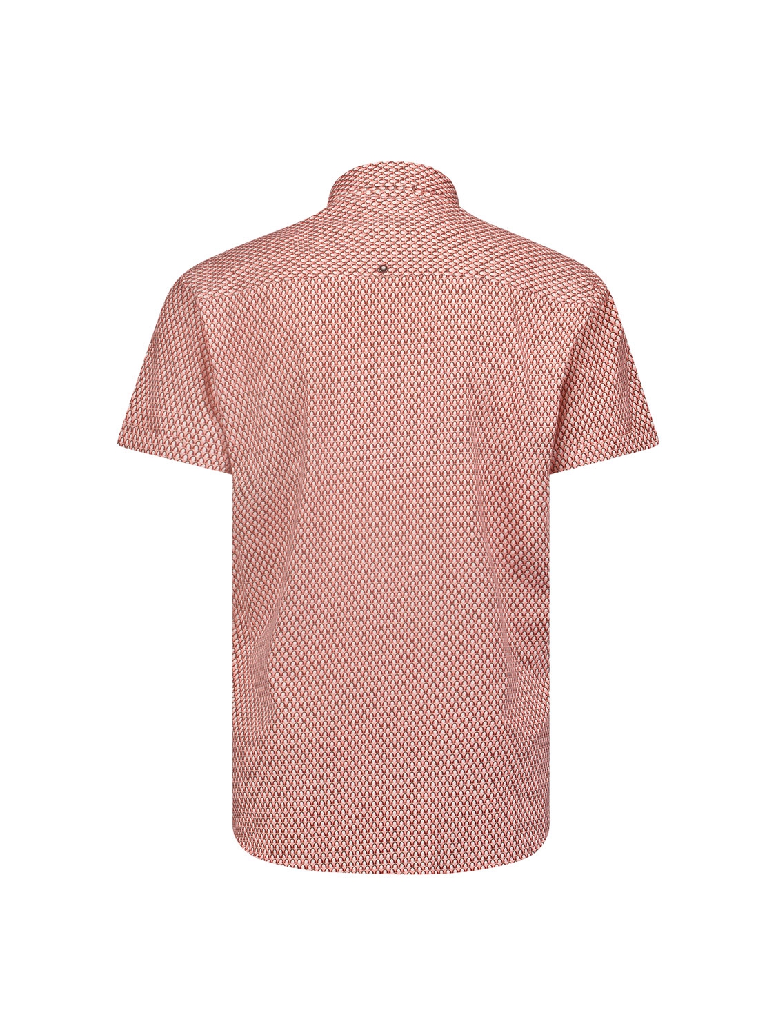 NO EXCESS Heren Overhemd Korte Mouw Jersey Rood  - Afbeelding 2
