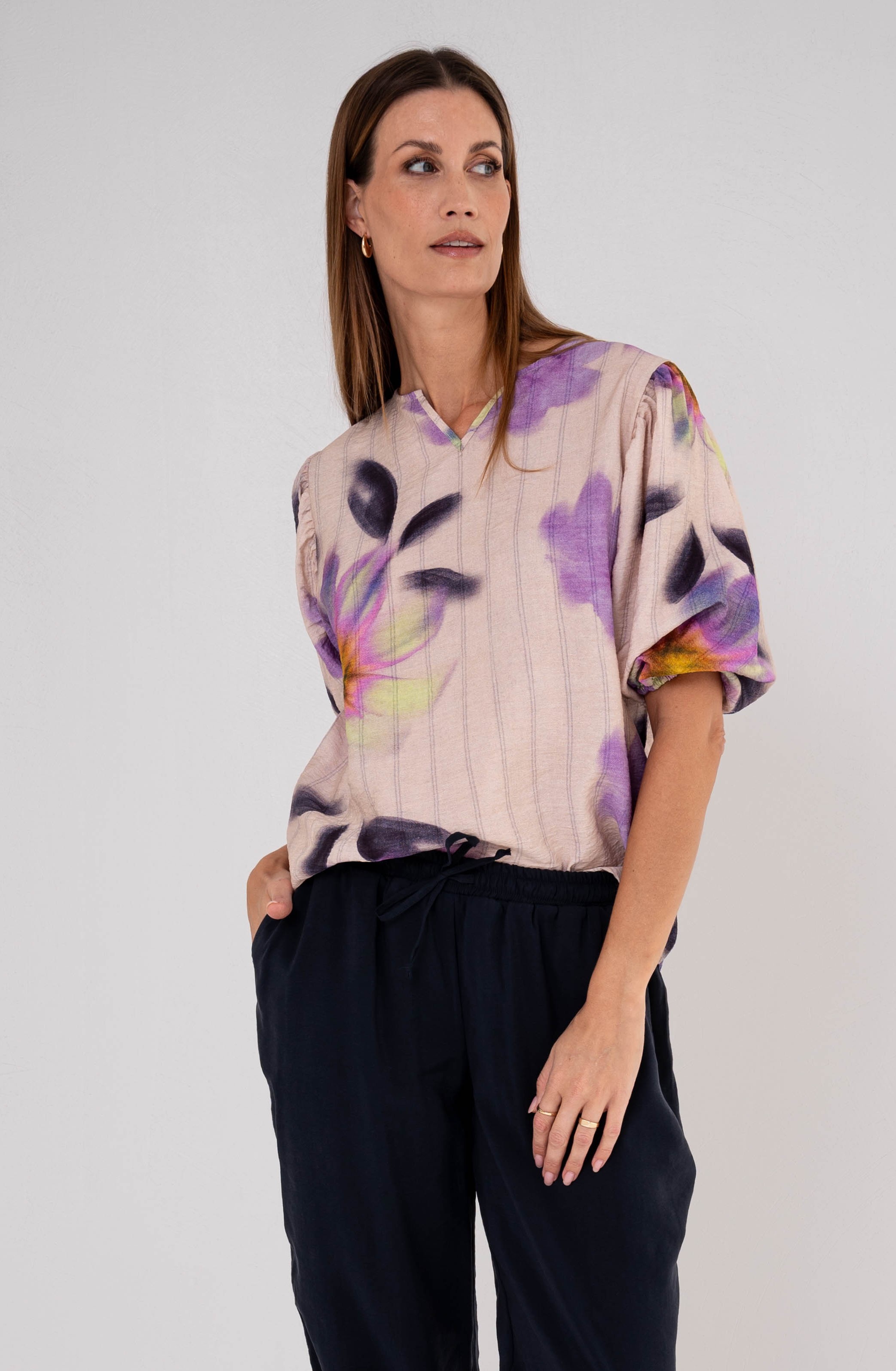 MAICAZZ Dames Top Touran Water Flower  - Afbeelding 3