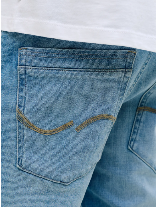 JACK & JONES Heren Jeans Clark Regular GE834 Blue Denim  - Afbeelding 4
