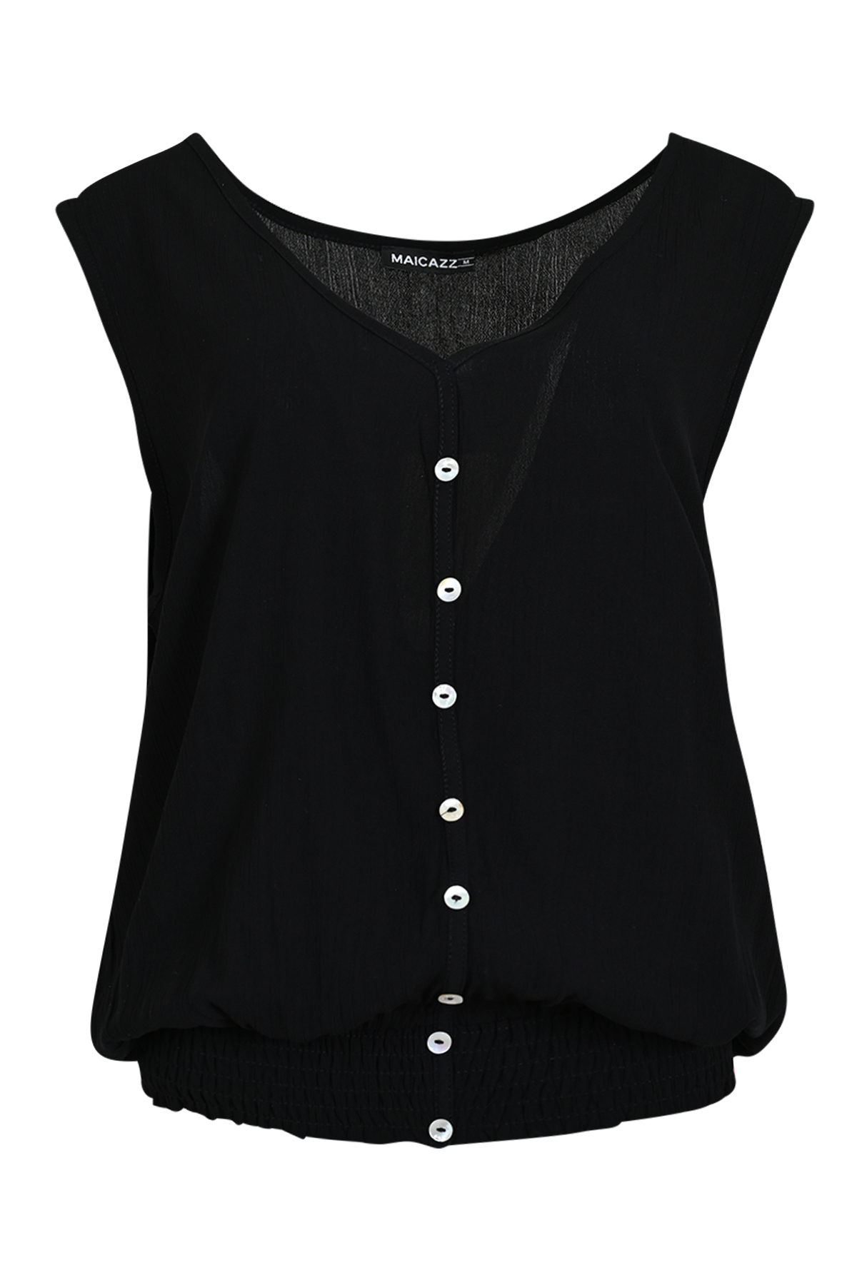 MAICAZZ Dames Blouse Nelvanie Zwart  - Afbeelding 2
