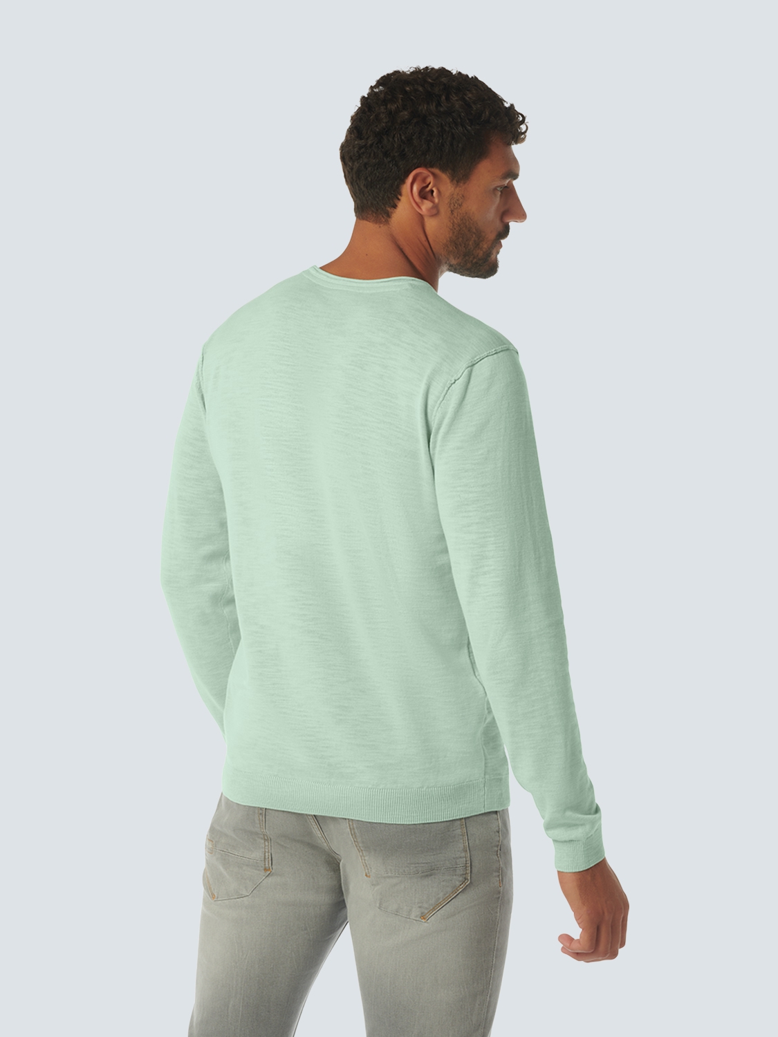 NO EXCESS Gebreide Trui Mint Groen  - Afbeelding 5