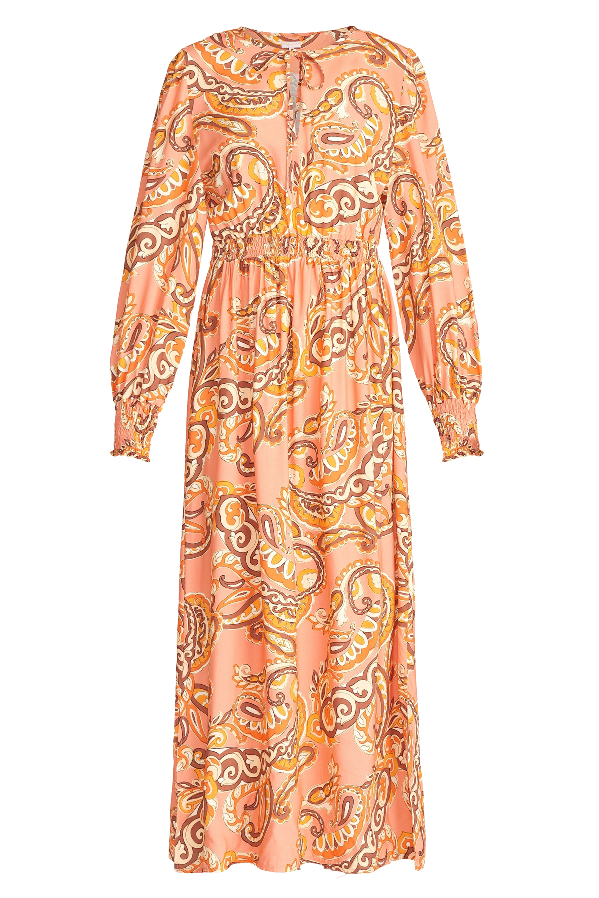 MAICAZZ Dames Jurk Ivana Boho Apricot 