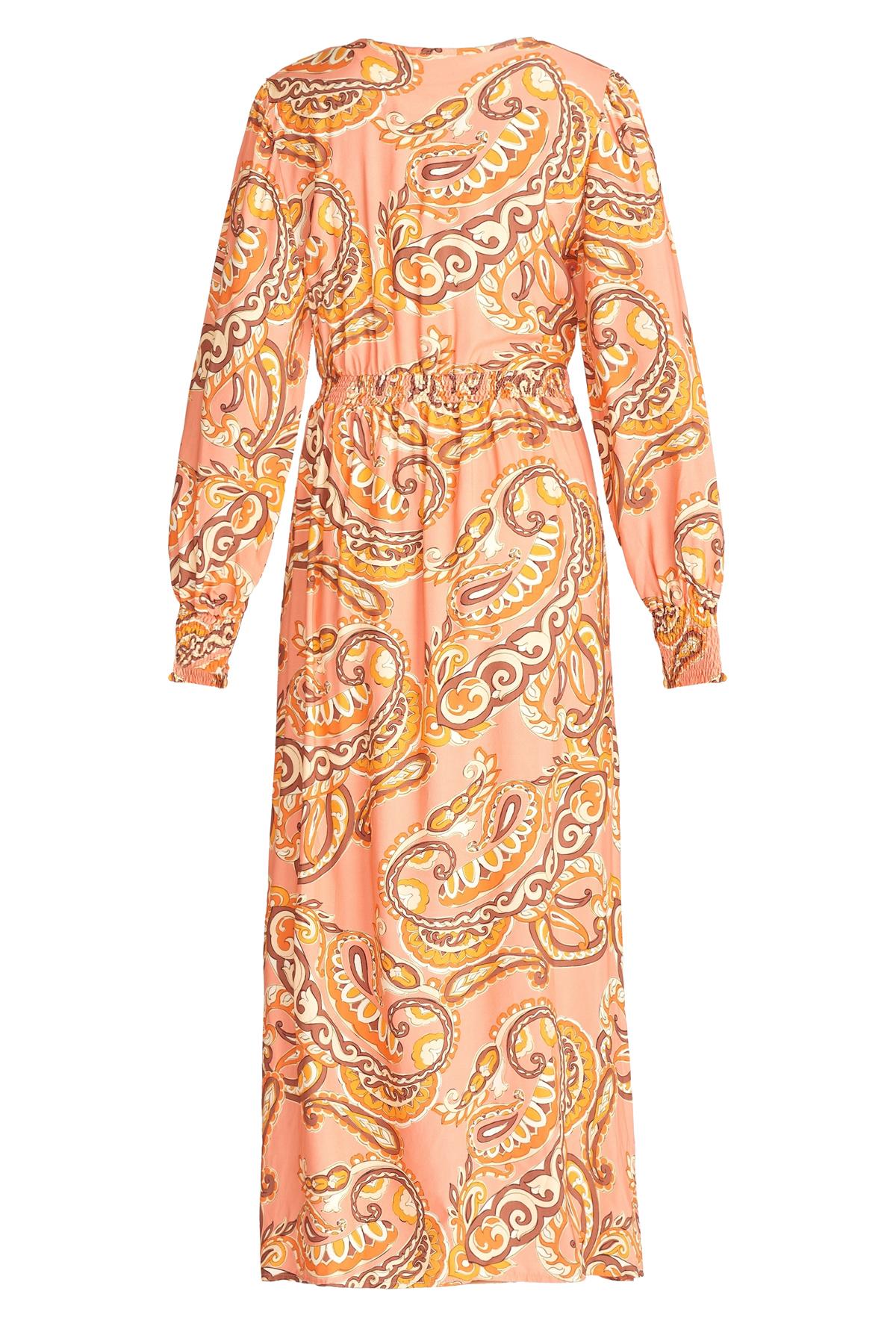 MAICAZZ Dames Jurk Ivana Boho Apricot  - Afbeelding 2