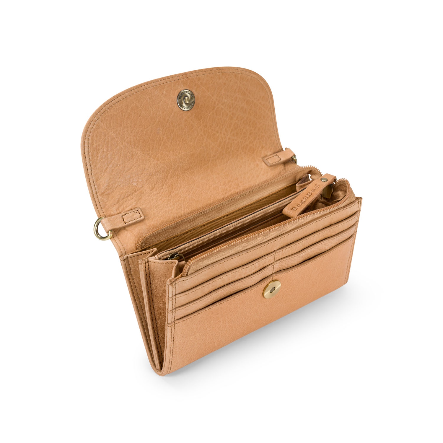 BAG2BAG Clutch Tas Amalfi Camel  - Afbeelding 2