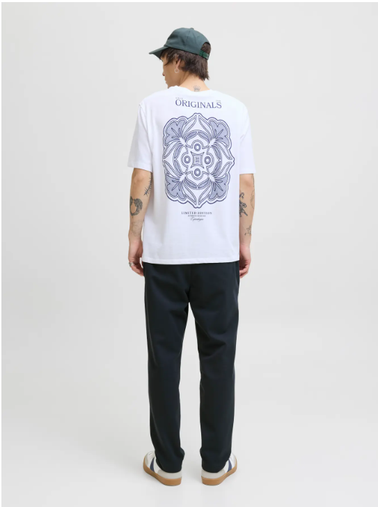 JACK & JONES Heren Jogger Broek Tapered Fit Donkerblauw  - Afbeelding 3