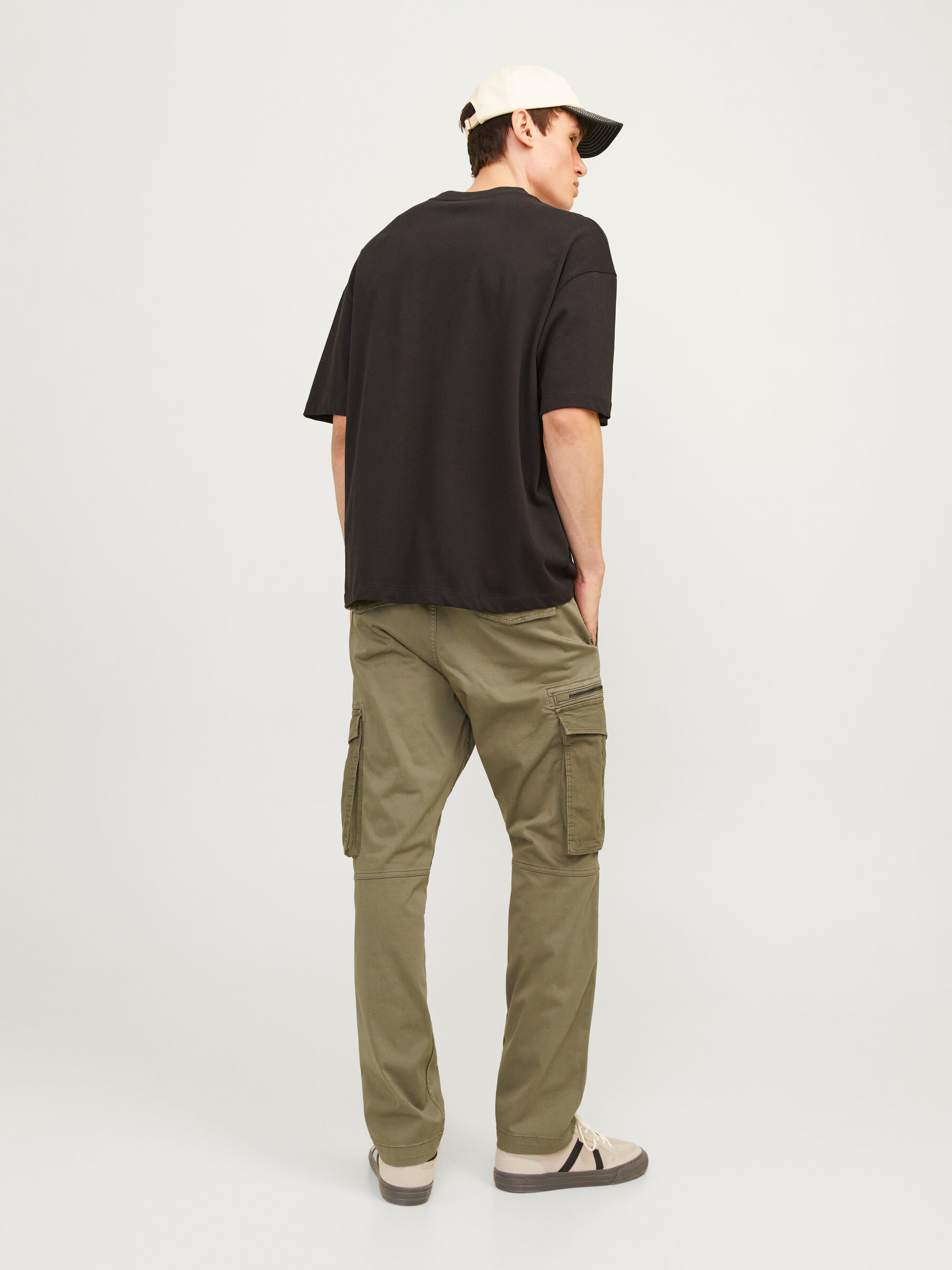 JACK&JONES Cargobroek Kane Cruise Elmwood Beige  - Afbeelding 4