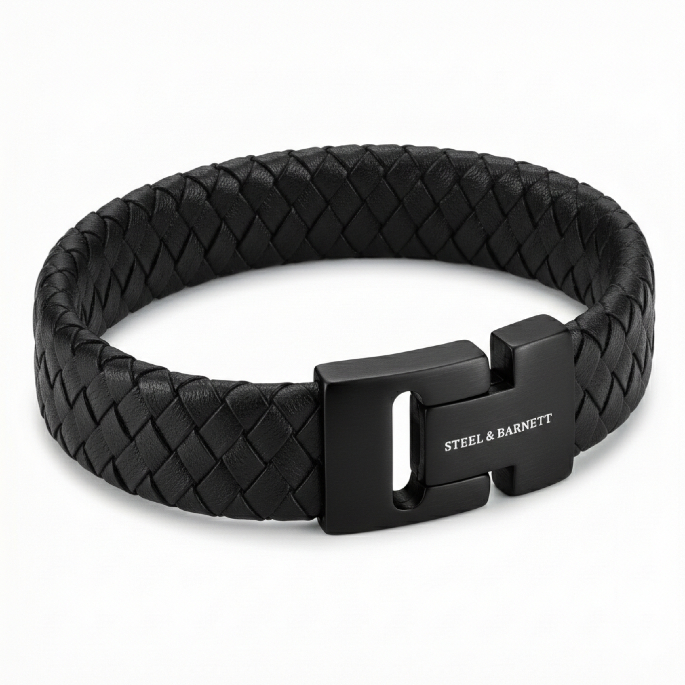 STEEL&BARNETT Heren Armband Elliot Black 