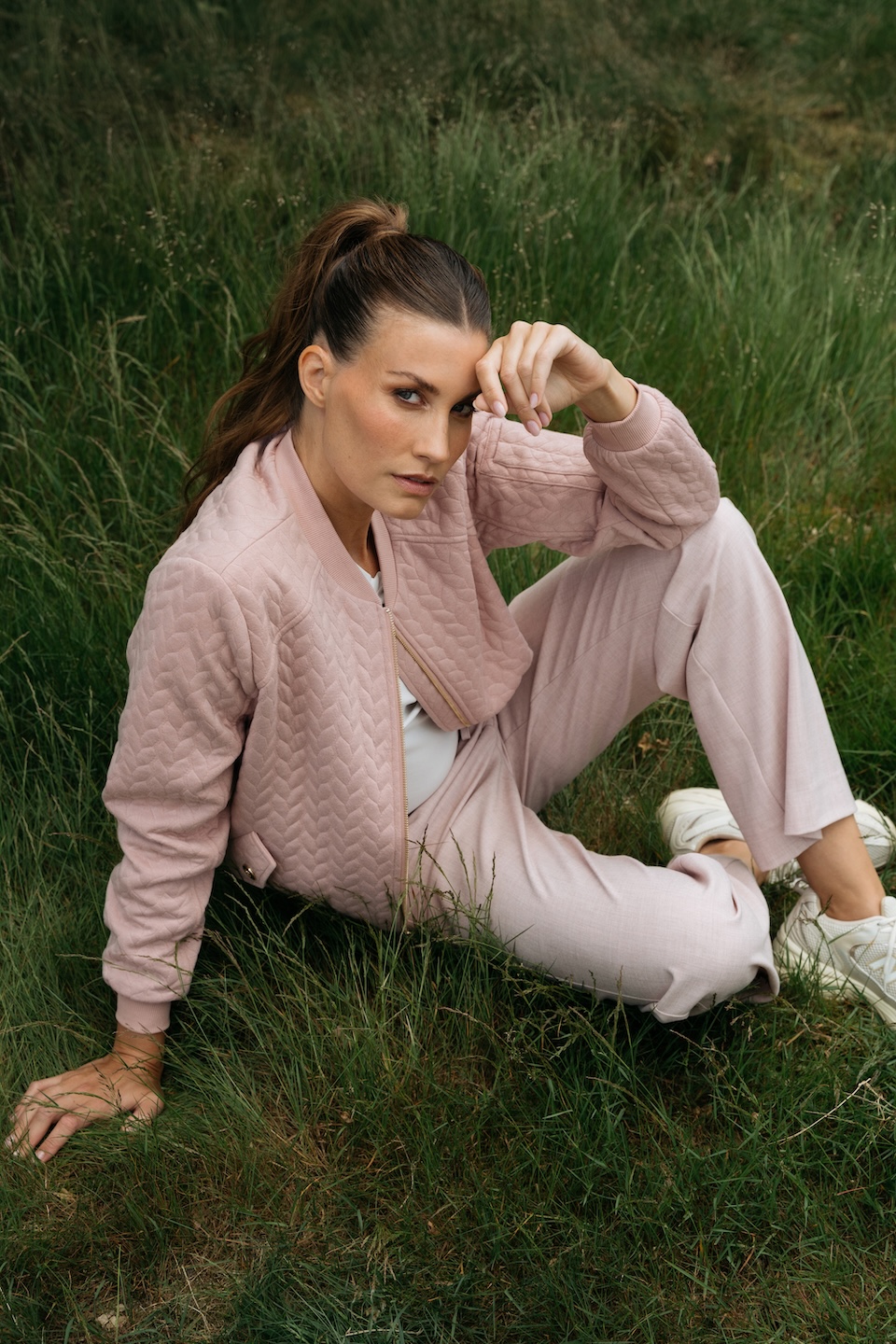 MAICAZZ Dames Bomber Jasje Sali Mellow Roze  - Afbeelding 3