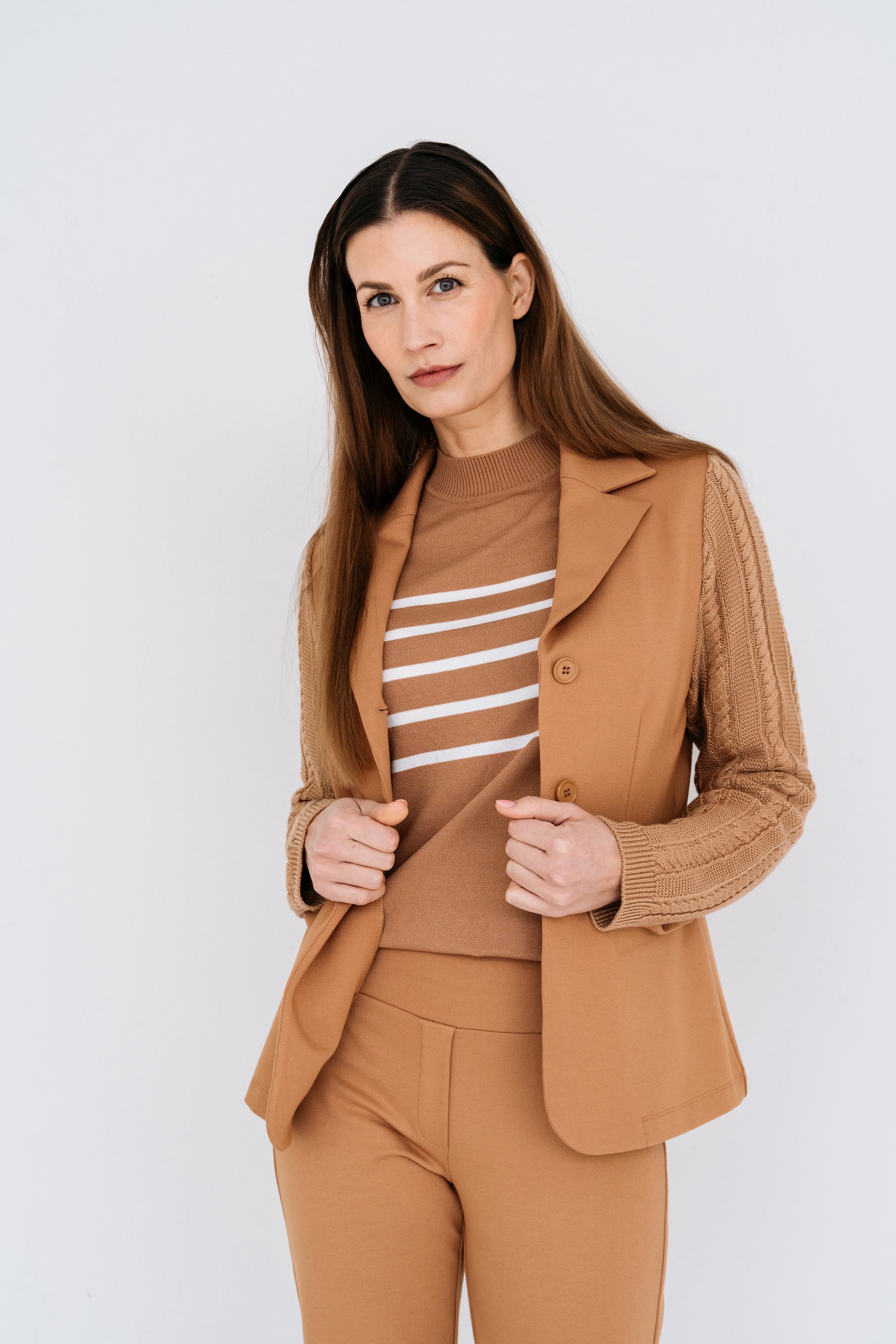 PURE BY ZIZO Broek Koanne Camel  - Afbeelding 3