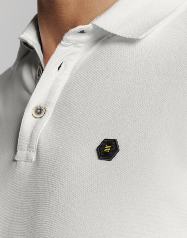 NO EXCESS Heren Poloshirt Wit  - Afbeelding 4