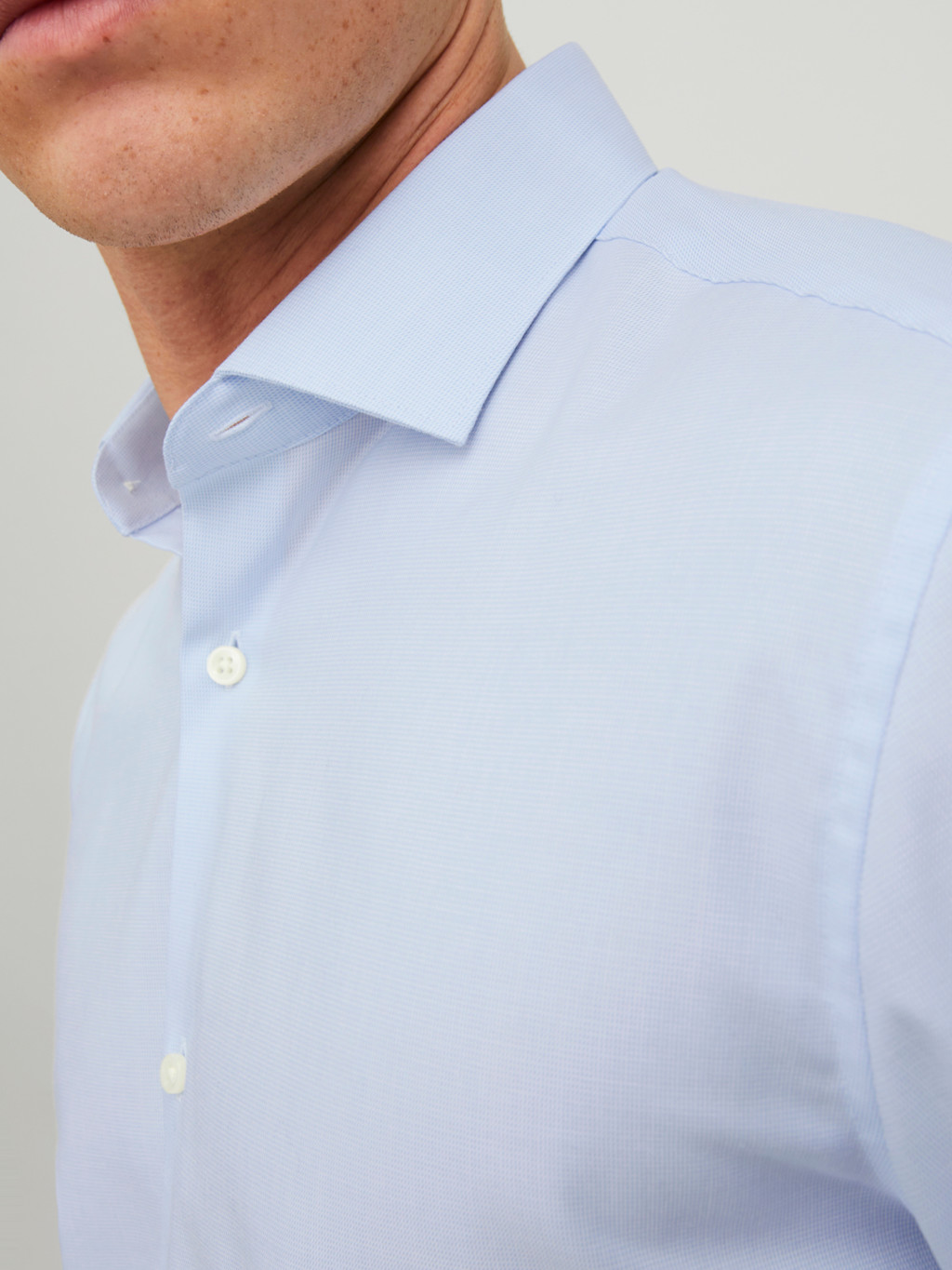 JACK&JONES Heren Overhemd Parker Slim Fit Cashmere Blue  - Afbeelding 5