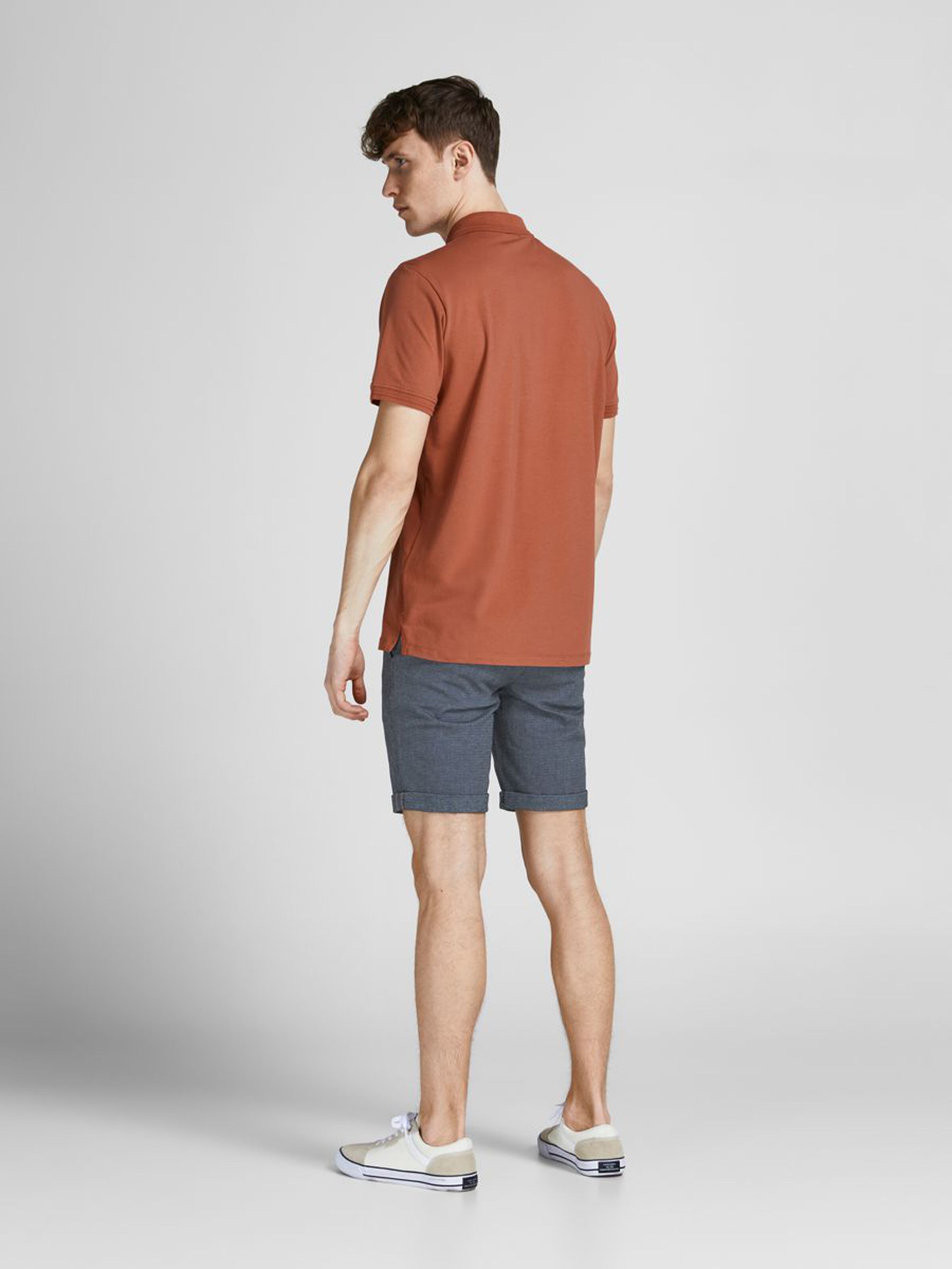 JACK&JONES Chino Korte Broek Faded Denim Blauw - Afbeelding 2
