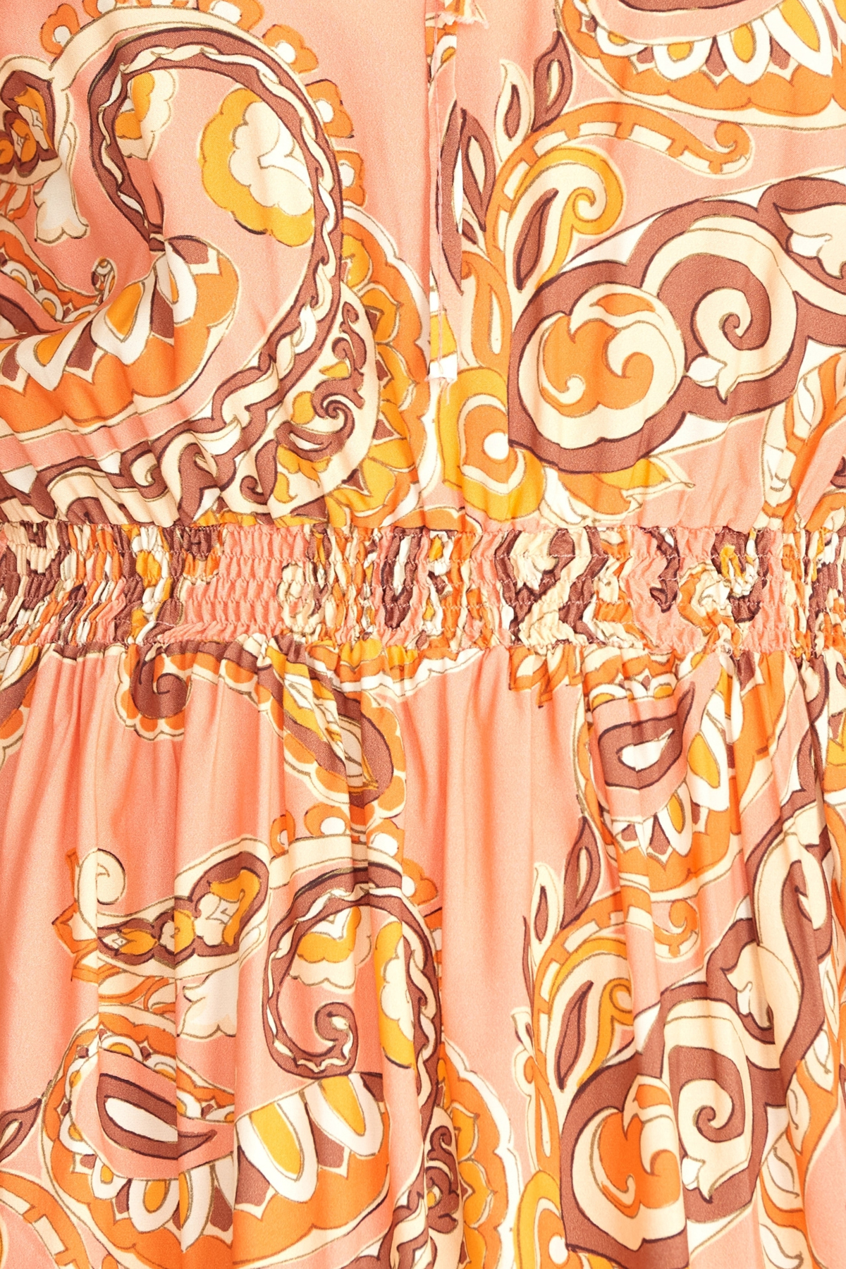 MAICAZZ Dames Jurk Ivana Boho Apricot  - Afbeelding 3