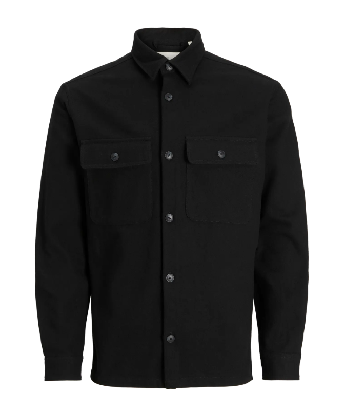 JACK&JONES Heren Overshirt Rayle Zwart