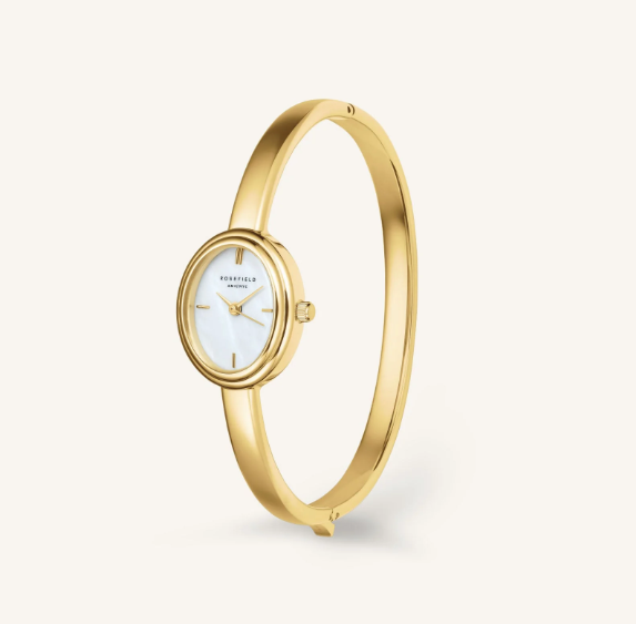 ROSEFIELD Dameshorloge Bangle Goud Maat S  - Afbeelding 4
