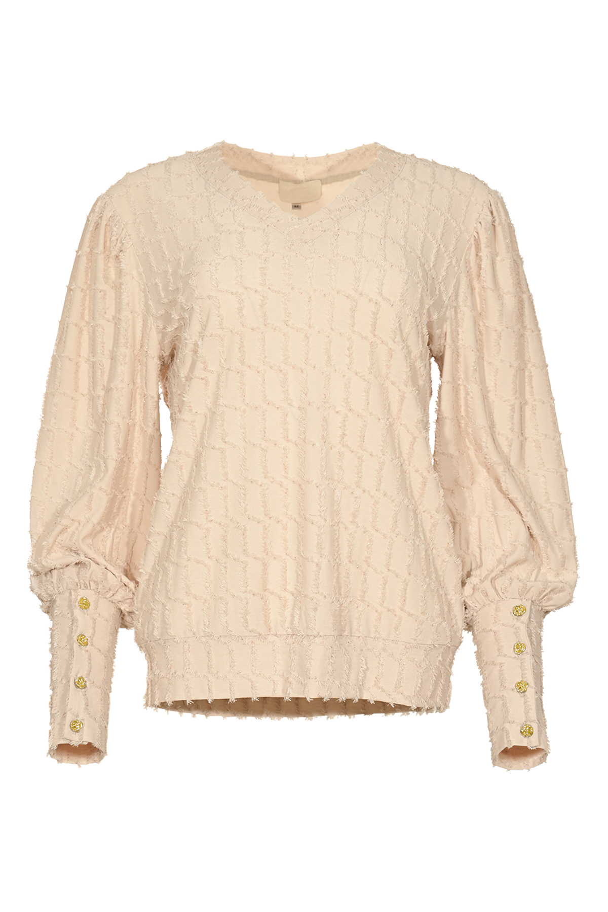 MAICAZZ Dames Shirt Piece Zandkleur  - Afbeelding 2