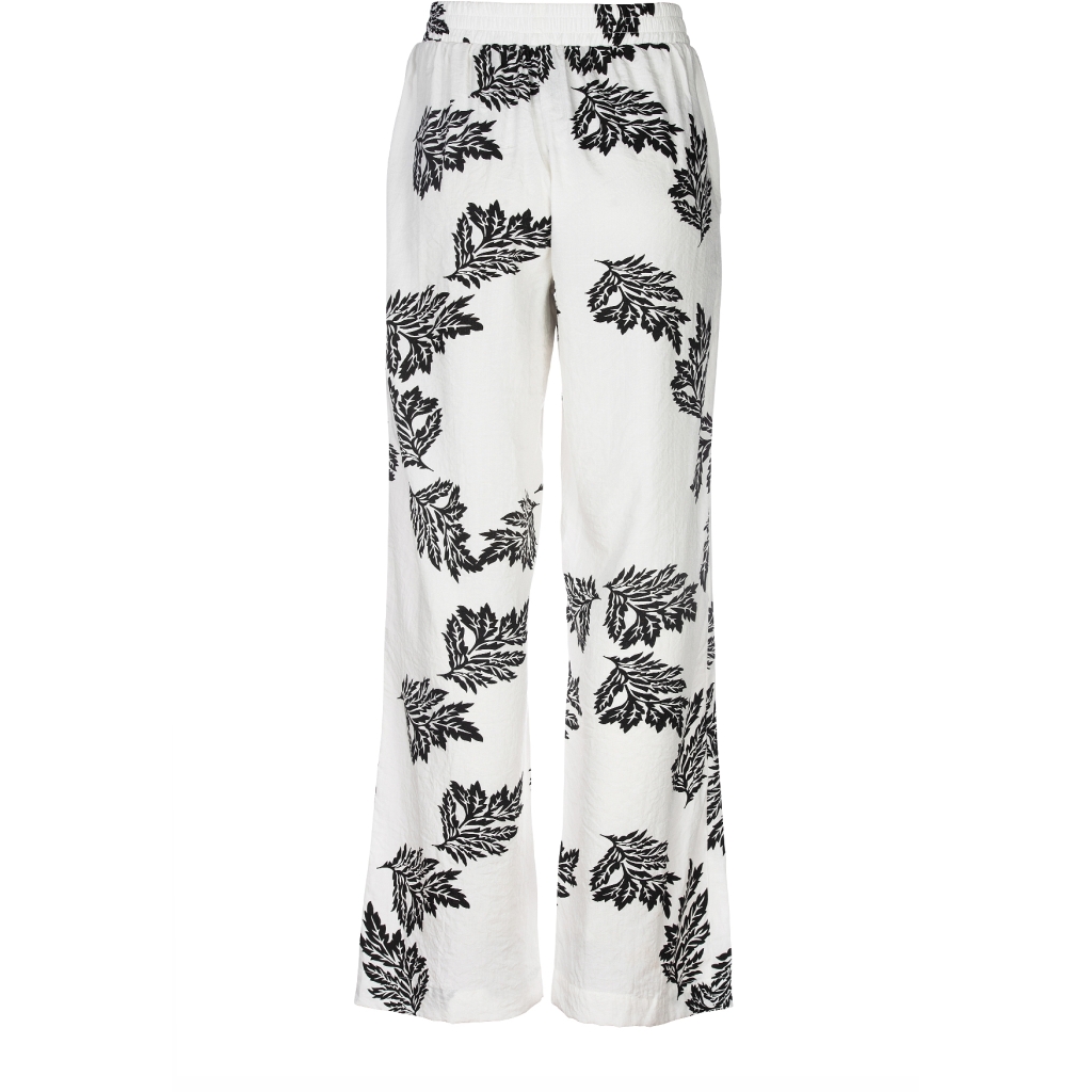 ONE TWO LUXZUZ Broek Eilee Wit-Zwart - Afbeelding 2