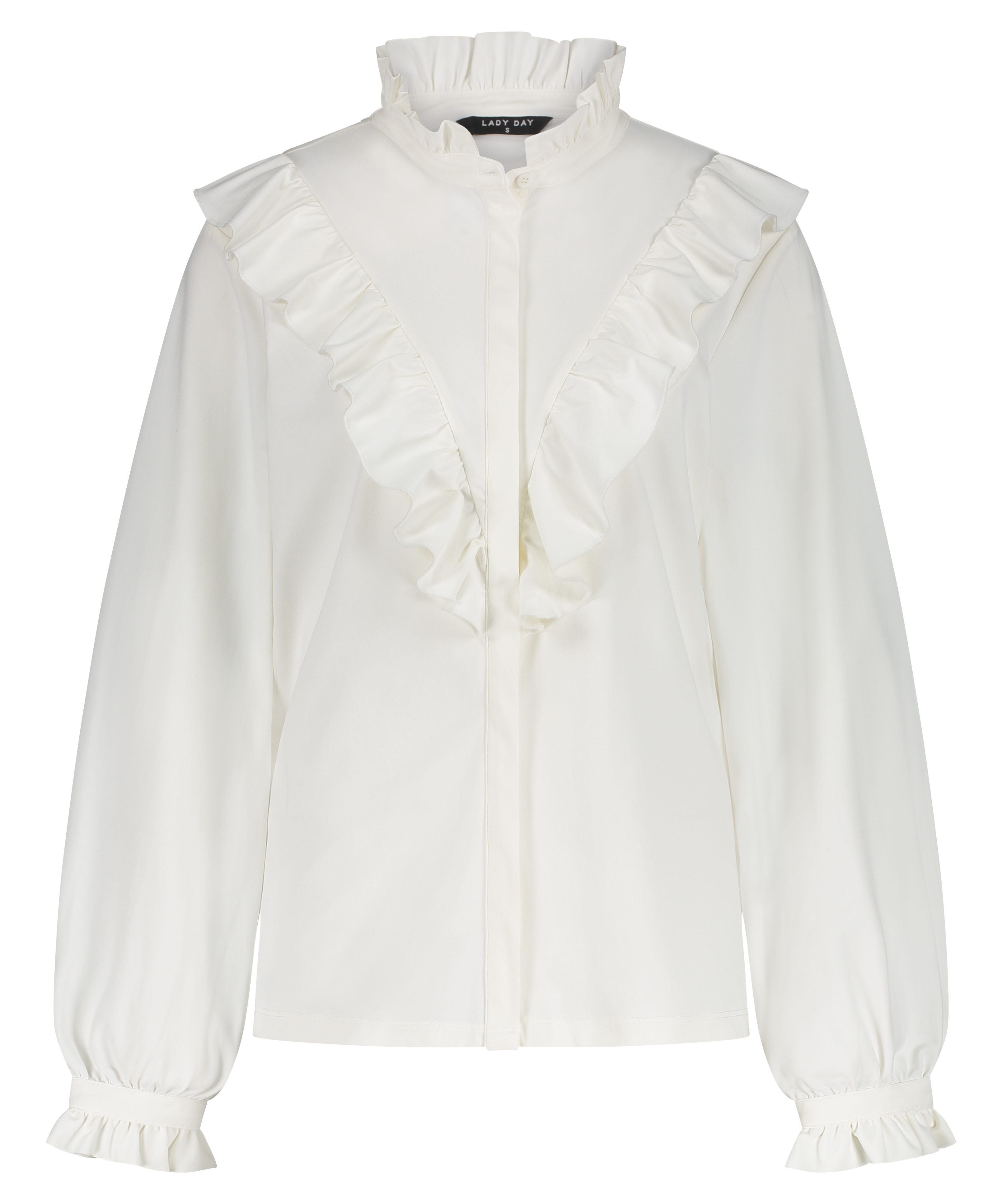 LADY DAY Dames Travel Blouse Beau Offwhite 