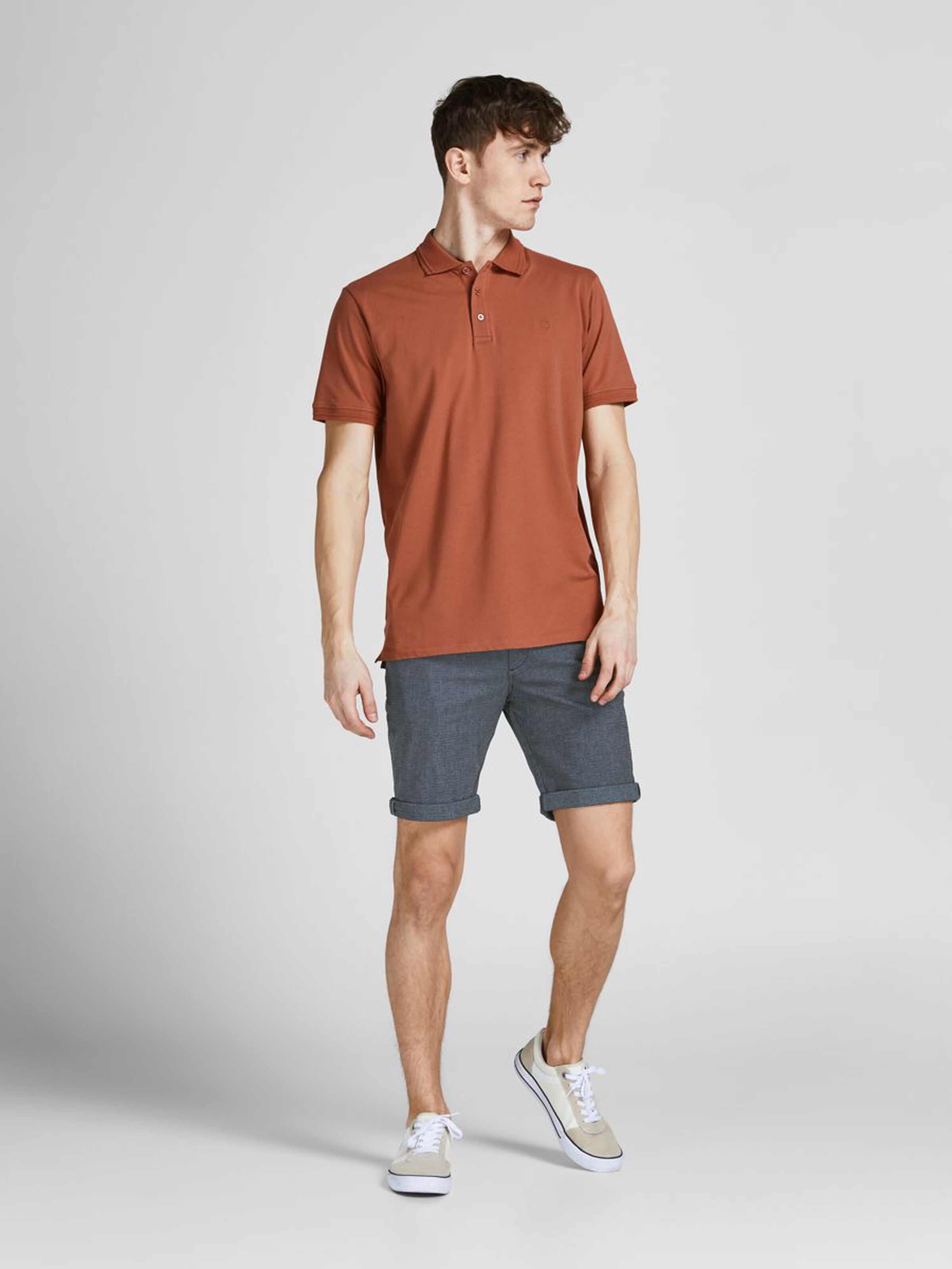JACK&JONES Chino Korte Broek Faded Denim Blauw - Afbeelding 3
